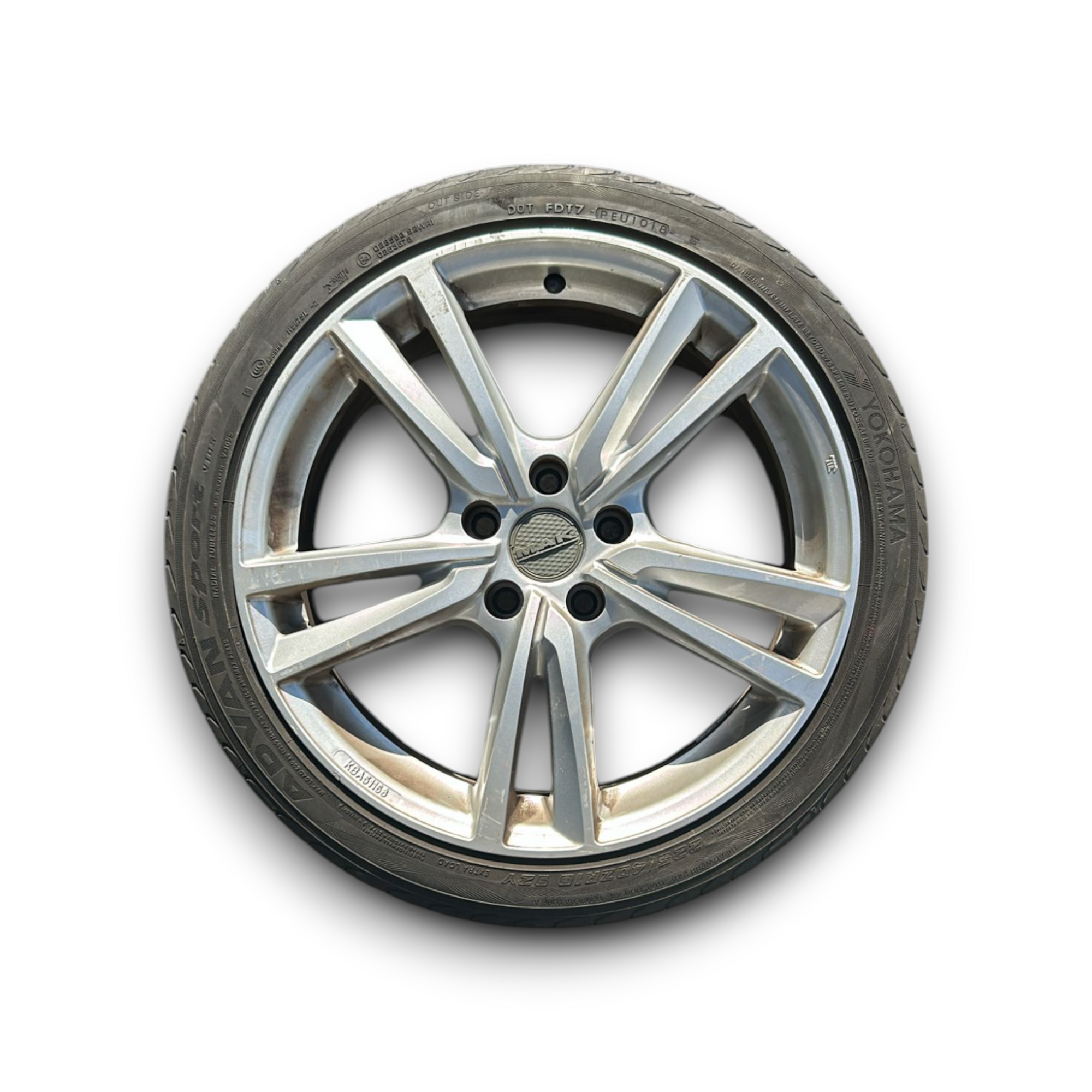 Set 4 Leichtmetallräder (Mak Icon) Maserati Levante (5 Löcher /225 /40 R18) (2016> 2024)