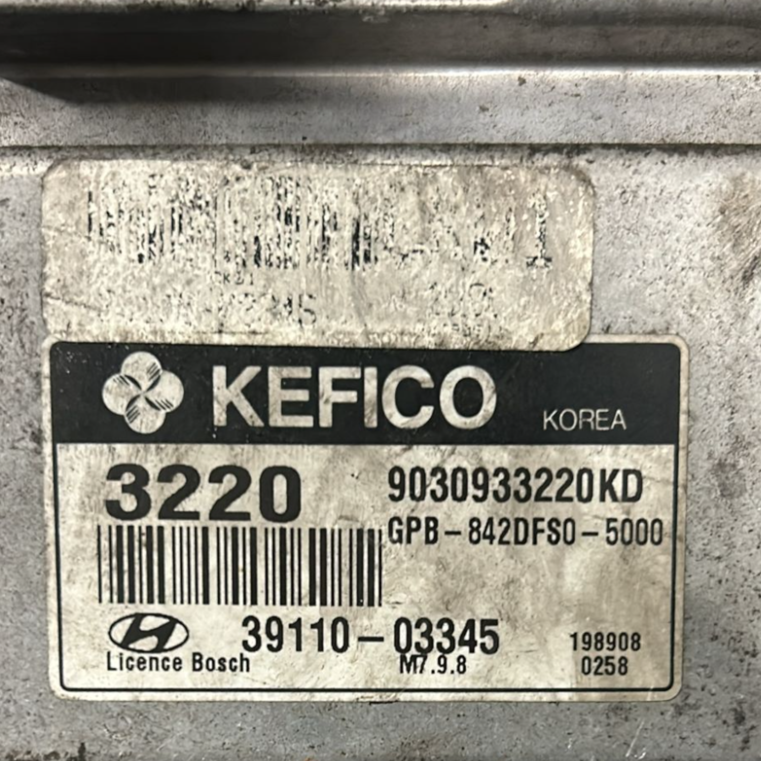 ECU Controllin Motor Hyundai i20 1.2 Benzin Cod: 9030933220KD (2014> 2020)
