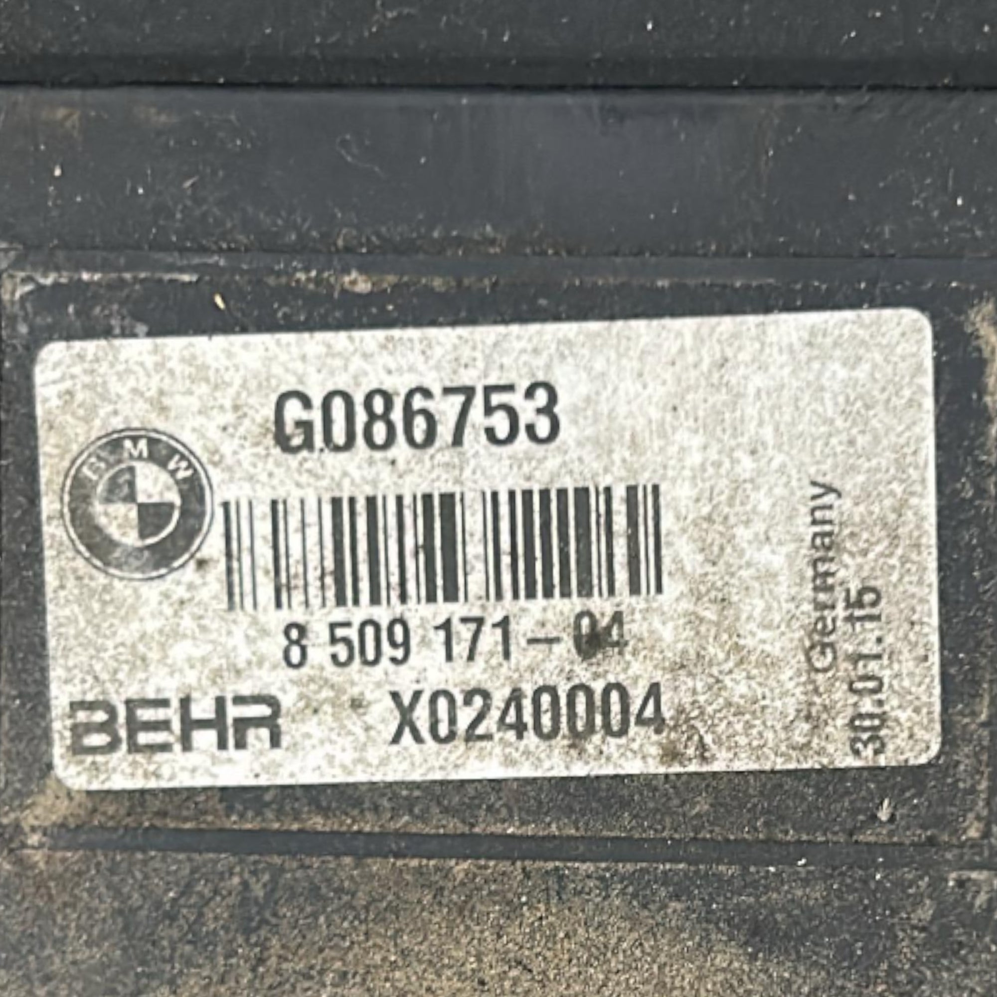 BMW 5 Serie Heizkörper (F10) Kabeljau. 8509171-04 2.0 Diesel (2010> 2017)