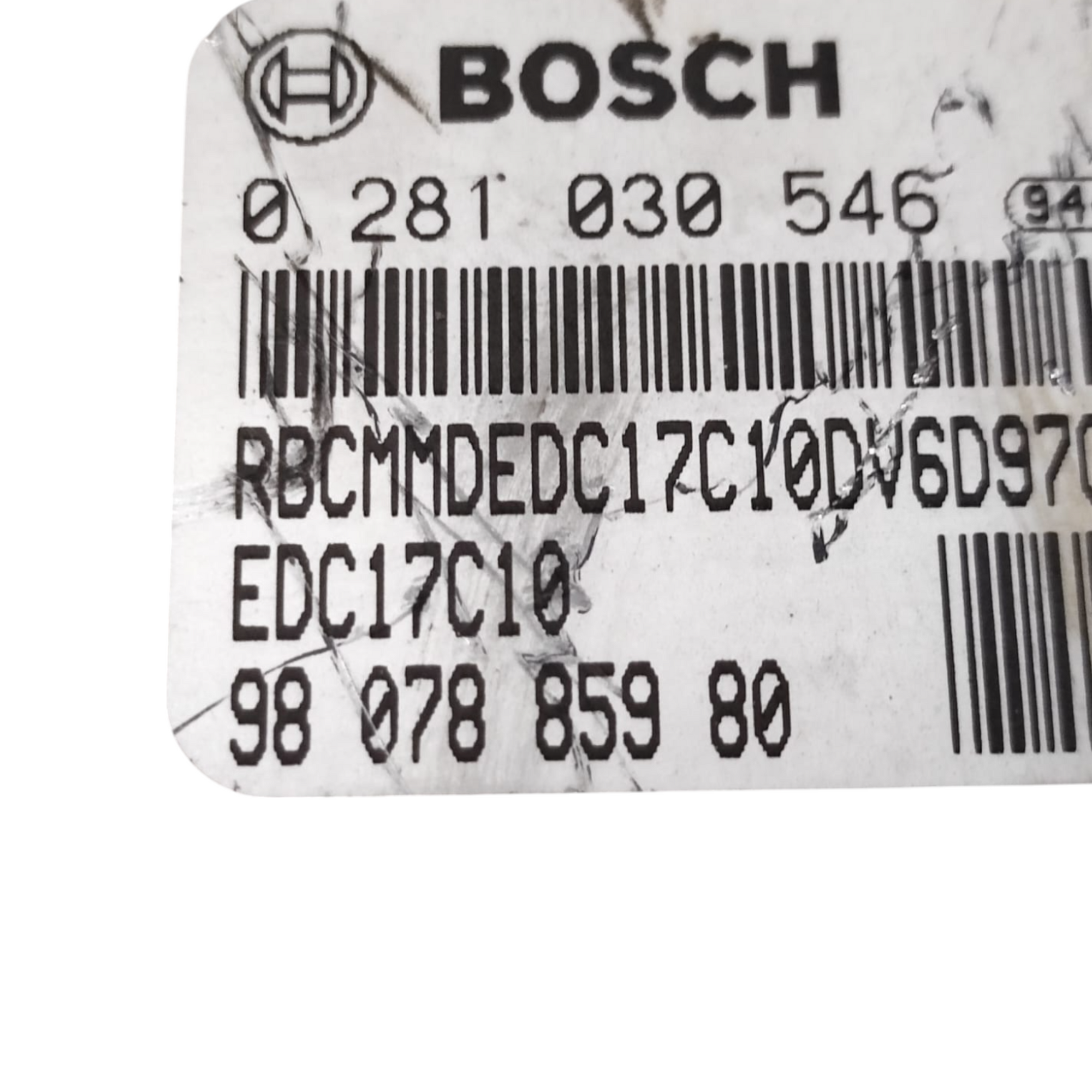 ECU-Verbrauch Motor Peugeot Partner 1.6 Diesel Kabeljau: 9807885980 (2008-2018)