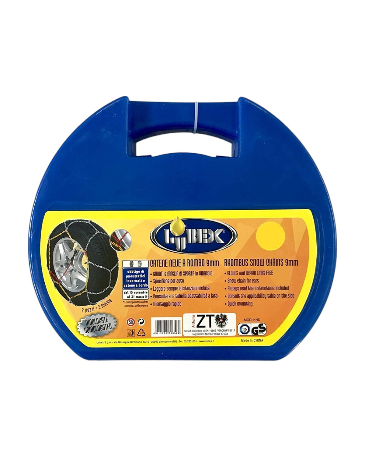 Catene Da Neve Omologate 9 mm Gruppo 11 Lubex cod : 14493 - F&amp;P CRASH SRLS - Ricambi Usati