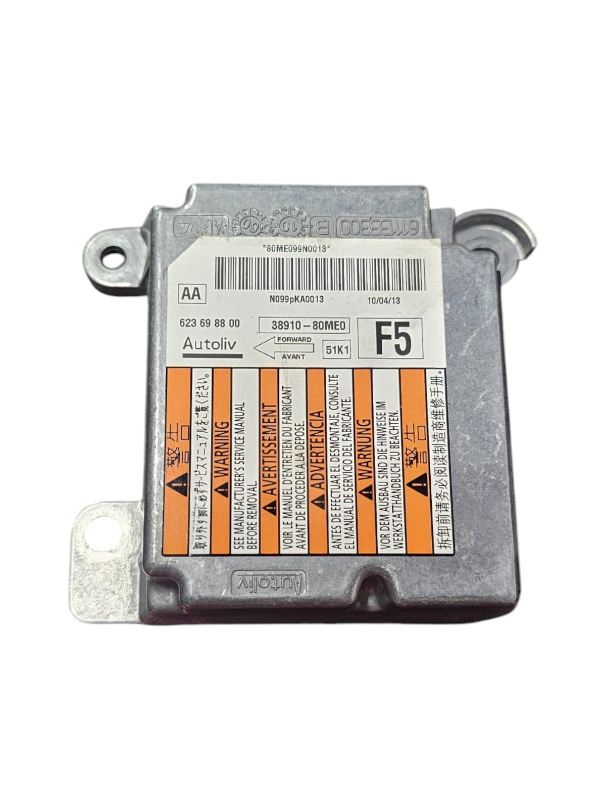 Centralina Airbag Suzuki Splash Cod:3891080ME0 (2008 - 2015) - F&amp;P CRASH SRLS - Ricambi Usati