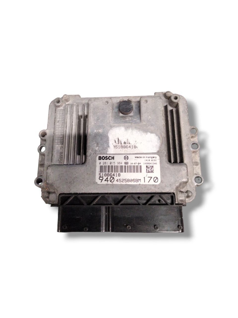 Centralina Ecu Motore Alfa Romeo Giulietta 2.0 diesel (2010 - 2020) cod.51886418 - 0281015984 - F&P CRASH SRLS - Ricambi Usati