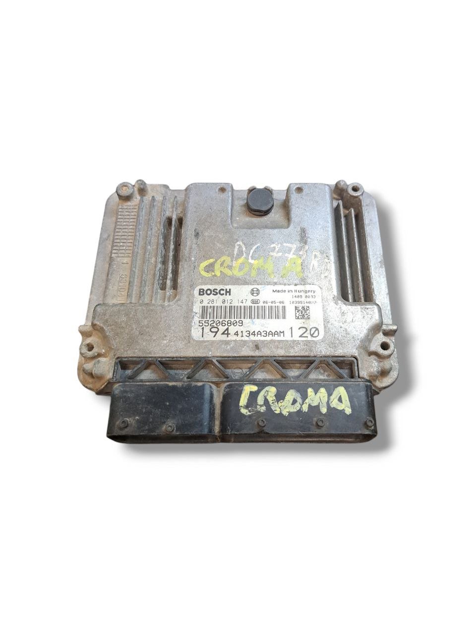 Centralina Ecu Motore Fiat Croma 1.9 (2005-2010) COD:55206809-0281012147 - F&P CRASH SRLS - Ricambi Usati