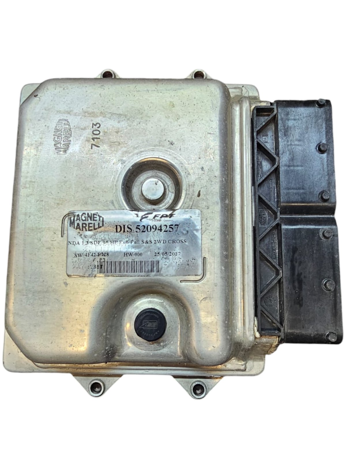 Centralina ECU Motore Fiat Panda Cross 1.3 Diesel (2012 - >) Cod:52094257 - F&P CRASH SRLS - Ricambi Usati