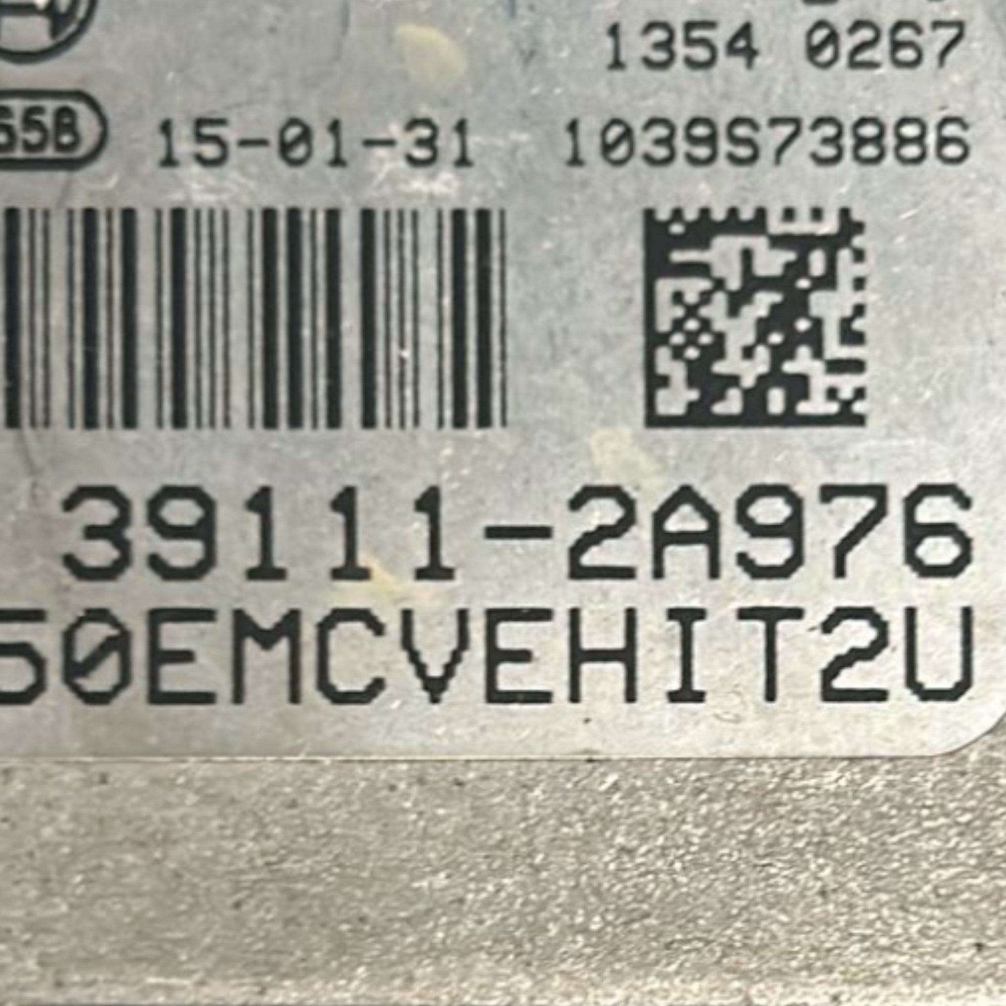 Centralina ECU Motore Kia Cee'd (EU) cod.39111 - 2A976 1.6 Diesel (Sigla Motore : D4FB) (2012 > 2018) cod.0281031497 - F&P CRASH SRLS - Ricambi Usati