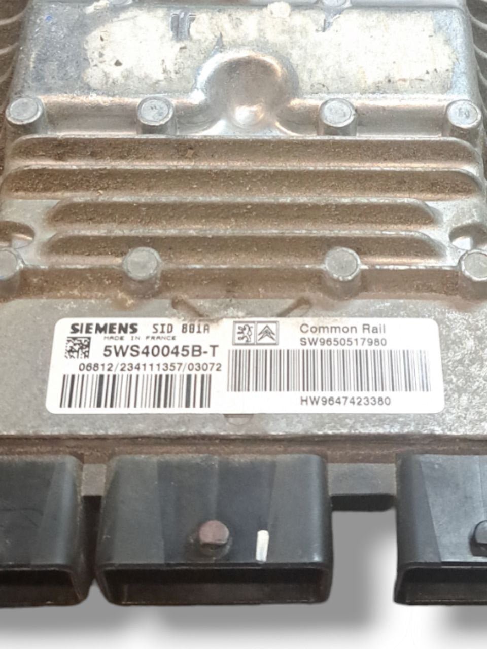 Centralina Ecu Motore Peugeot 307 2.0 Diesel (2001-2005) COD:9650517980 - F&P CRASH SRLS - Ricambi Usati