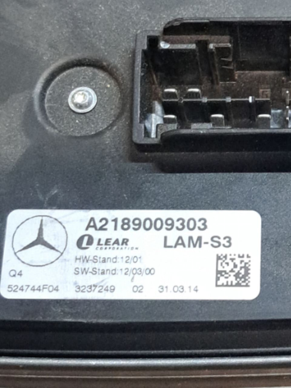 Centralina fari Mercedes-Benz Classe A W176 / GLA X156 / CLA W117 (2016) COD:A2189009303 - F&P CRASH SRLS - Ricambi Usati