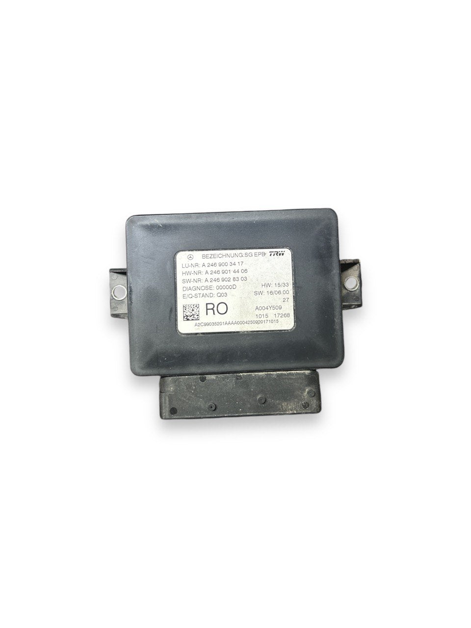 Centralina Freno A Mano / Di Stazionamento Mercedes Benz Classe B (W246) (2011 &gt; 2018) cod.A2469003417 - F&amp;P CRASH SRLS - Ricambi Usati