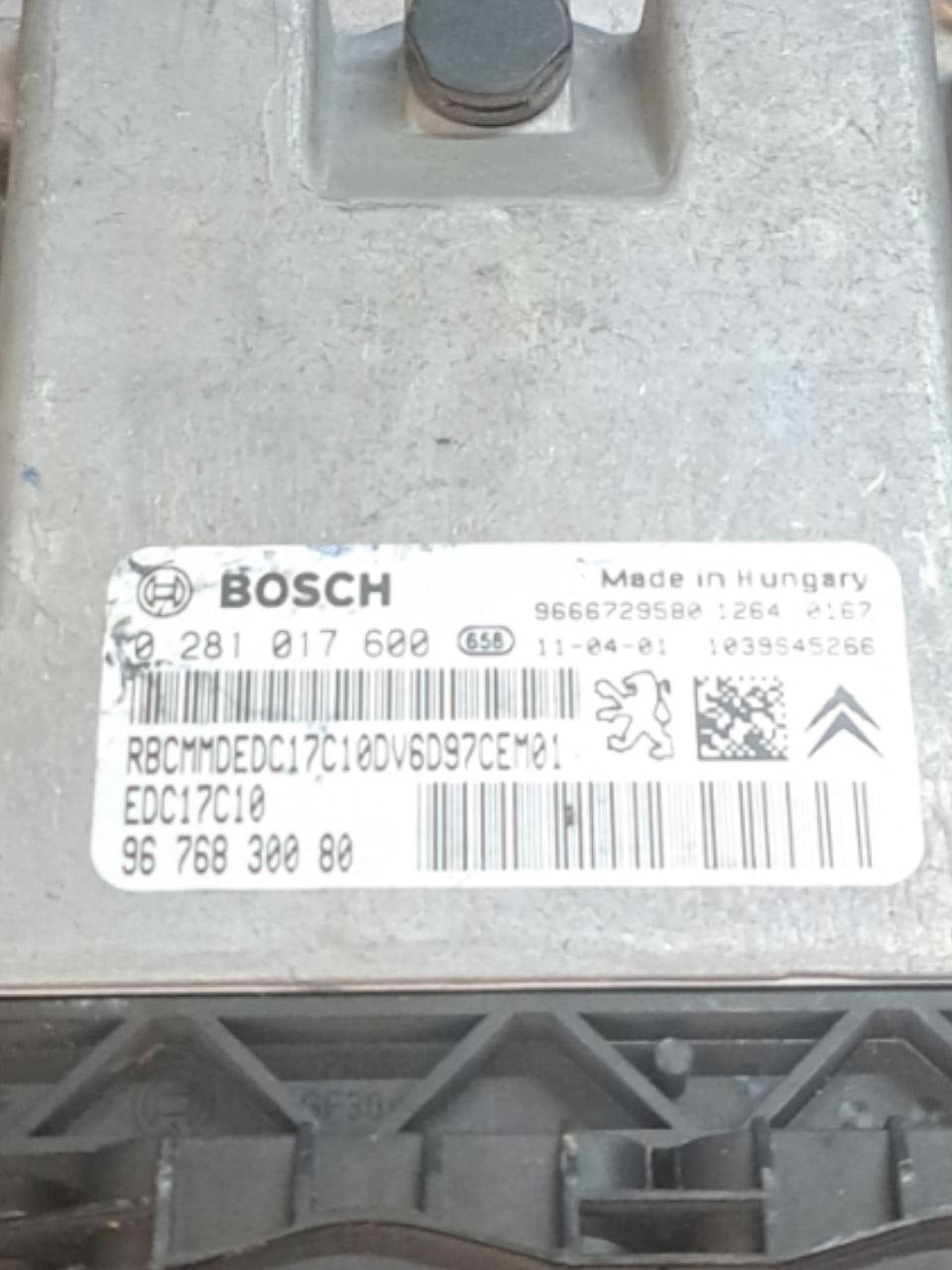 Centralina motore ecu Peugeot Partner / Berlingo 1.6 hdi (2009-2013) COD:9676830080 - F&P CRASH SRLS - Ricambi Usati