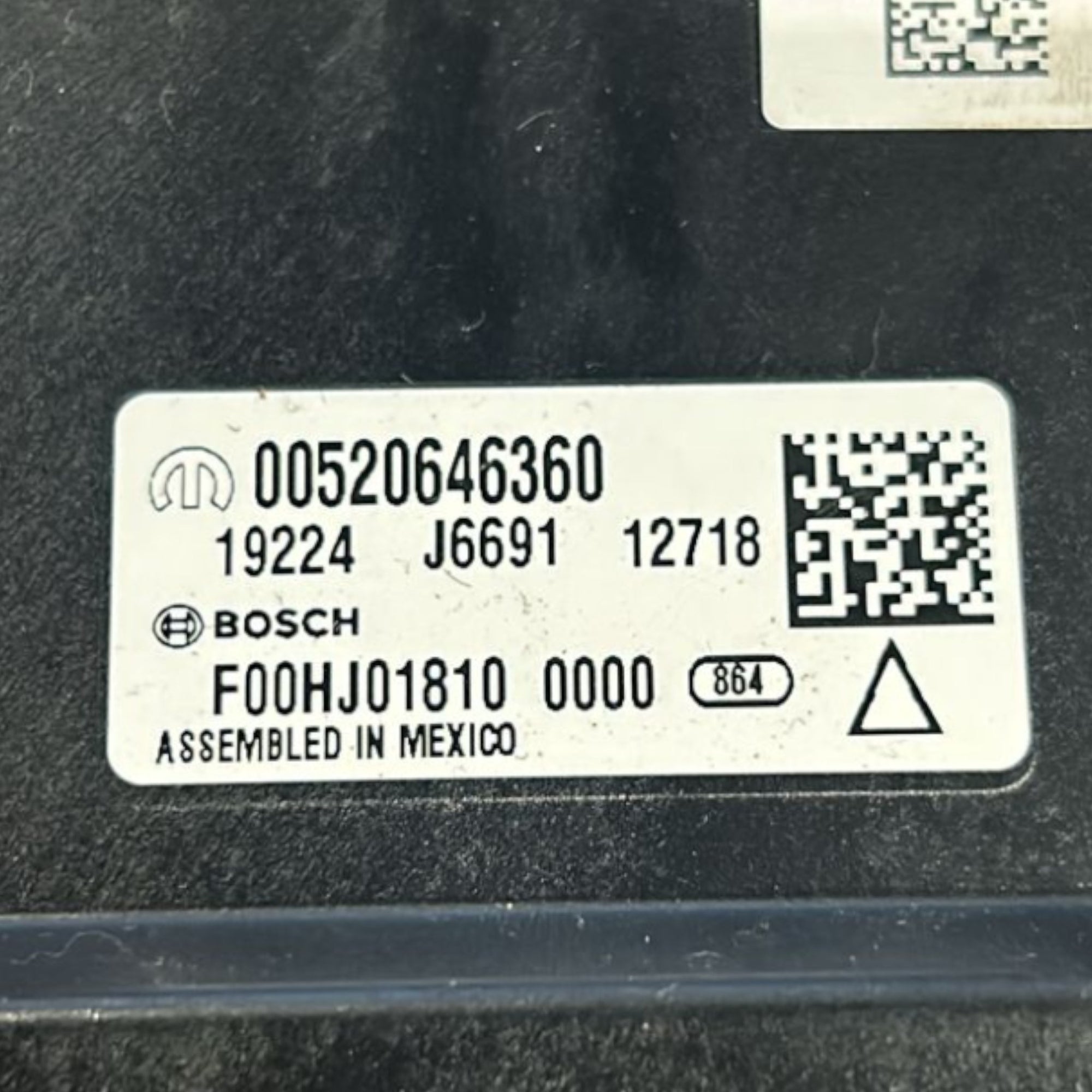 Centralina Sensori Di Parcheggio Fiat 500 X cod.00520646360 (2014 > ) - F&P CRASH SRLS - Ricambi Usati