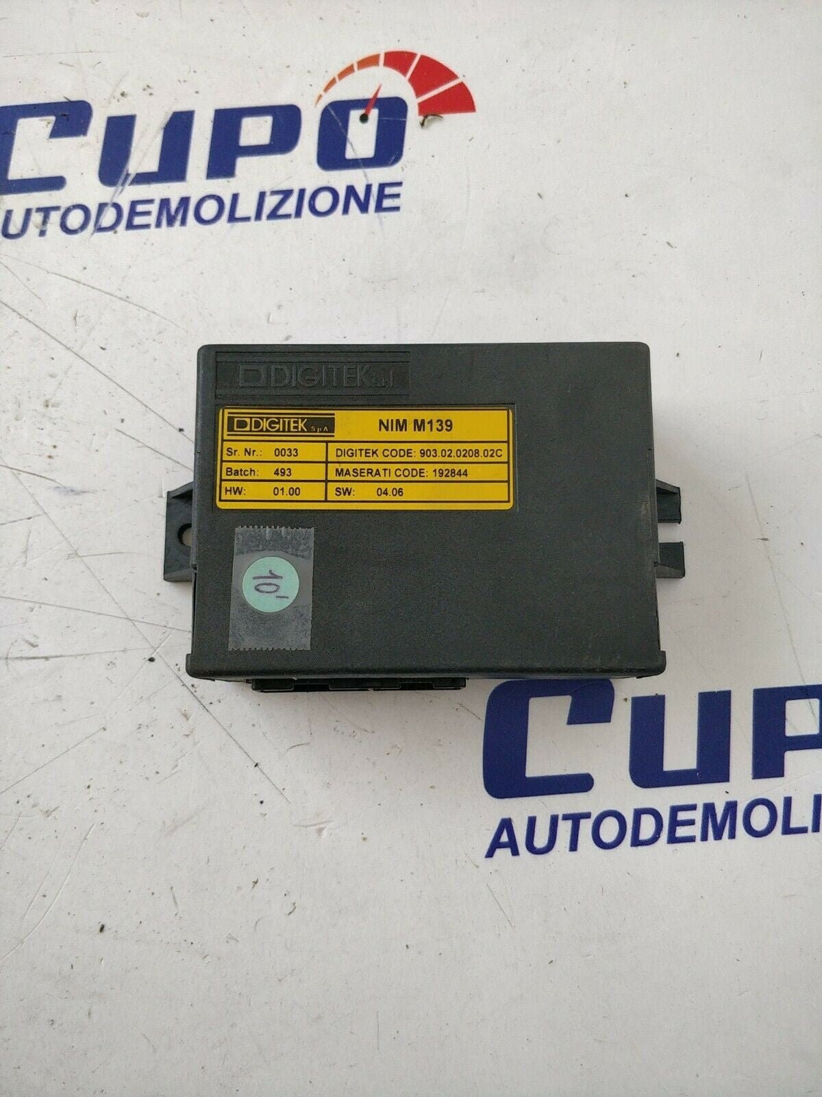 Centralina Tettuccio Modulo Tetto Digitek Maserati Quattroporte V M139 192844 - F&P CRASH SRLS - Ricambi Usati