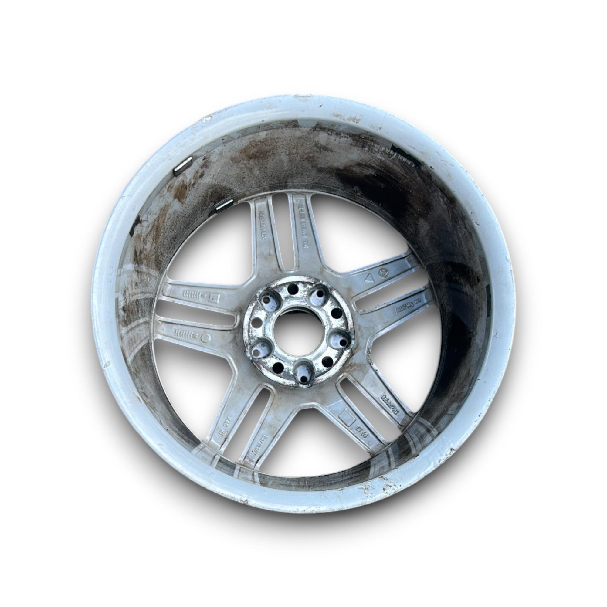 Cerchio In Lega (AMG) Mercedes Benz Classe C (W204) cod.A2044019702 (5 Fori / R17) (2007 > 2015) - F&P CRASH SRLS - Ricambi Usati