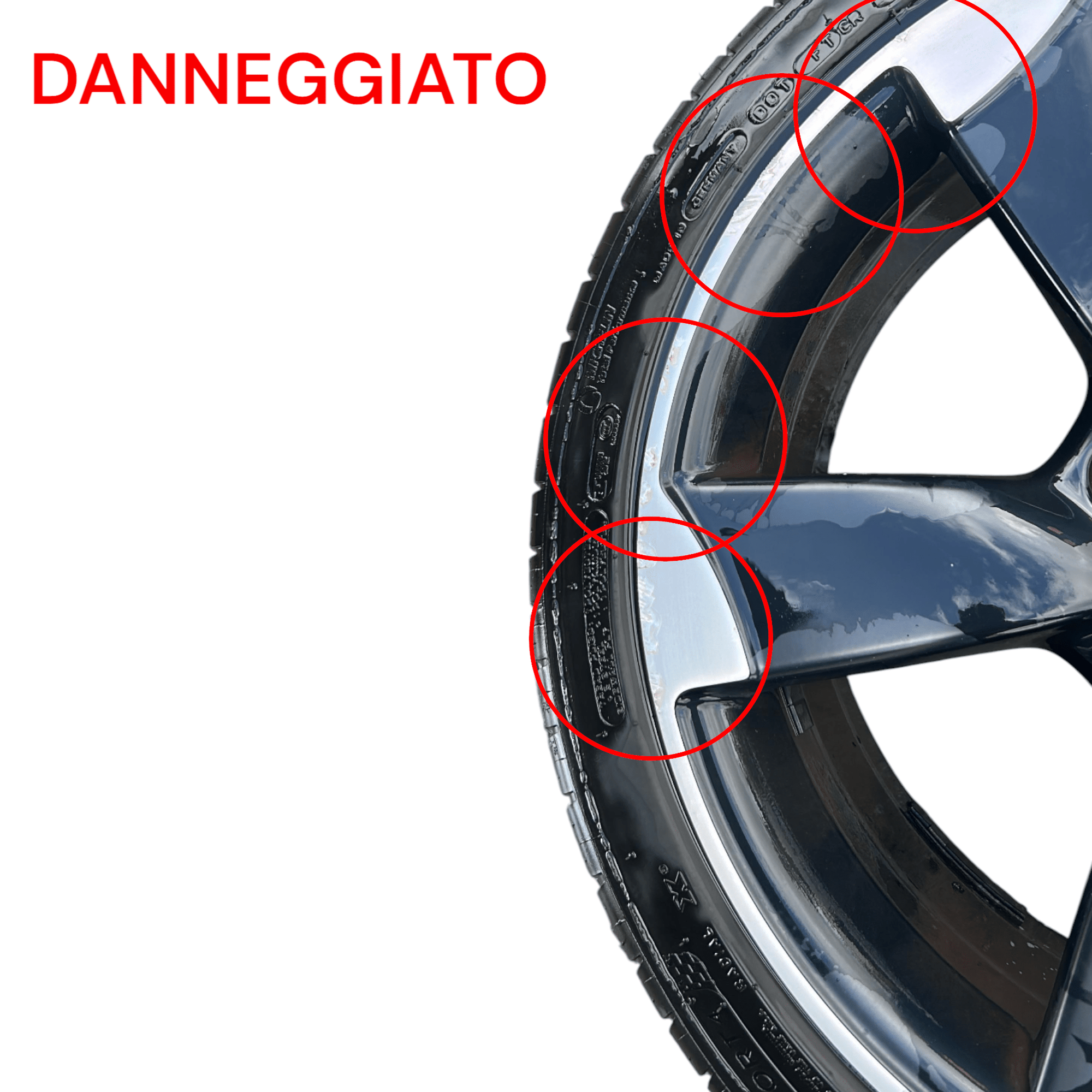 Cerchio In Lega (DIAMANTATO) Audi A3 (8V) cod.8V0601025BT (5 Fori / 225 / 40 R18) (2012 > 2020) - F&P CRASH SRLS - Ricambi Usati