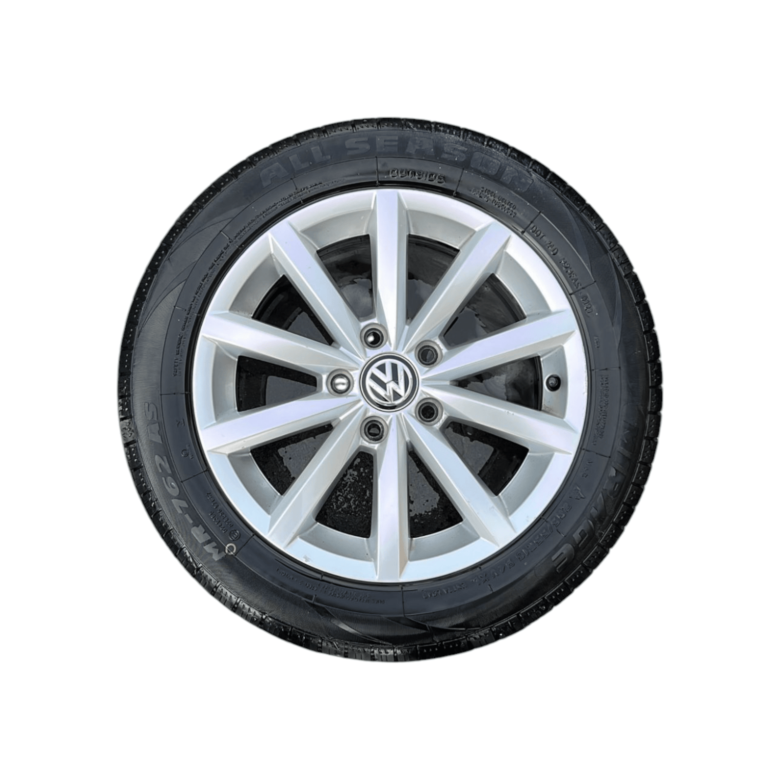 Cerchio in lega R16 Volkswagen Golf VII (2012 - 2019) cod.5G0601025BQ 205 / 55 R16 - F&P CRASH SRLS - Ricambi Usati