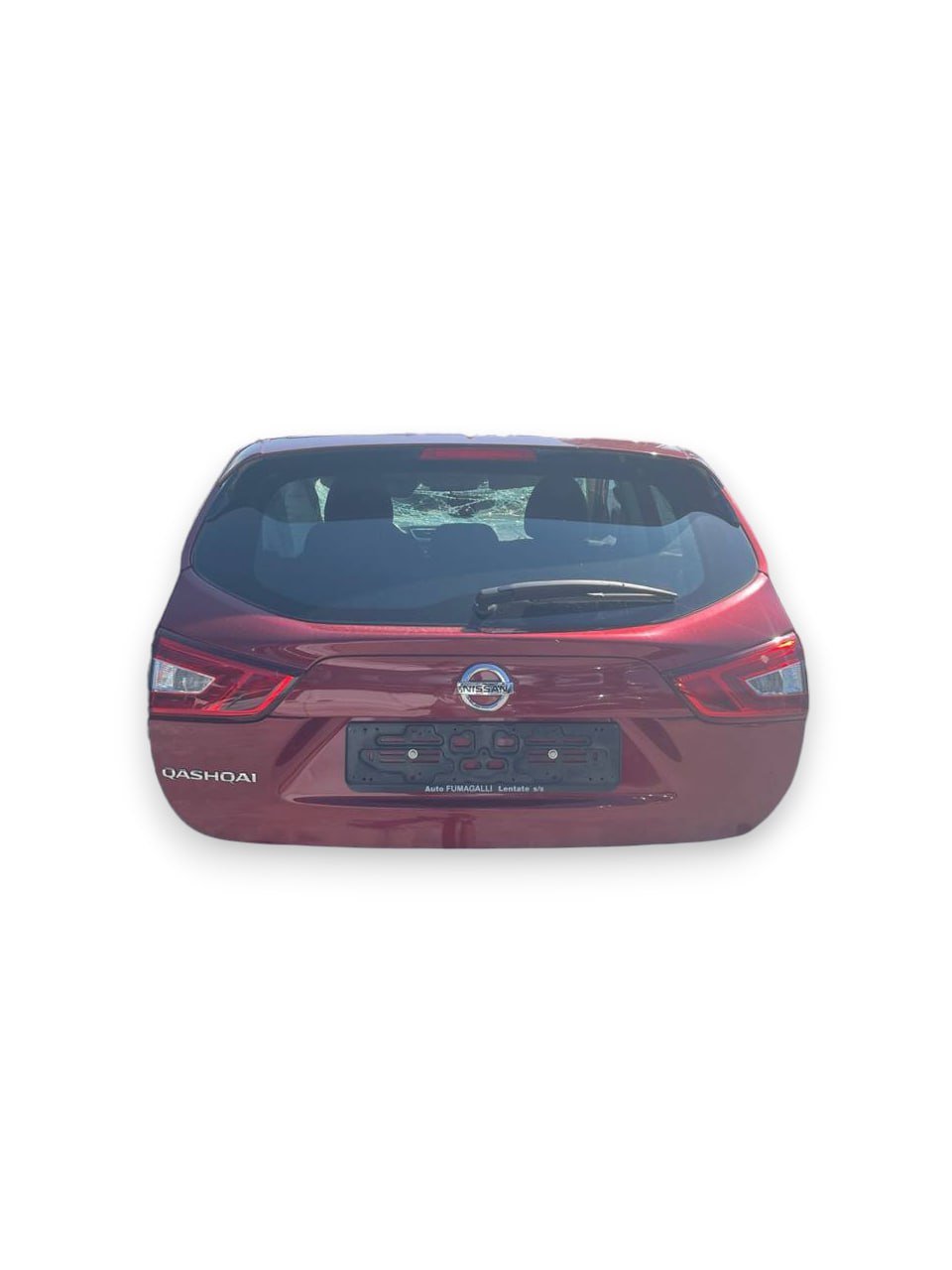 Cofano / Portellone / Bagagliaio posteriore rossa Nissan Qashqai J11 (2014 - 2021) - F&amp;P CRASH SRLS - Ricambi Usati