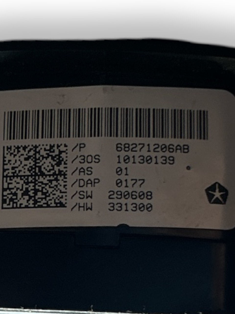 Comandi Alzavetri Anteriore Sinistro Jeep Cherokee (KL) (2013 > 2023) cod.68271206AB - F&P CRASH SRLS - Ricambi Usati