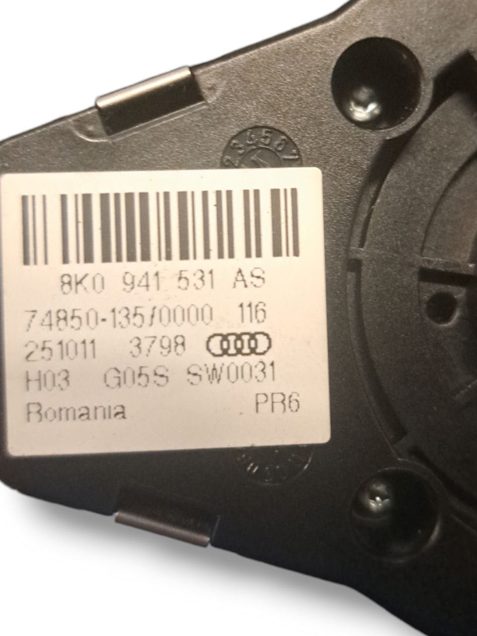 Comandi Luci Audi A5 8T (2007 - 2016) COD:8K0941531AS - F&P CRASH SRLS - Ricambi Usati