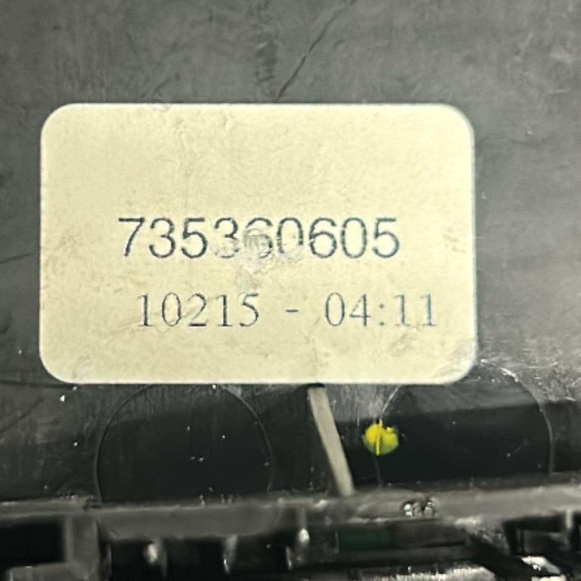 Comando Alzavetri Anteriore Sinistro Lancia Ypsilon cod.735360605 (2003 > 2011) - F&P CRASH SRLS - Ricambi Usati