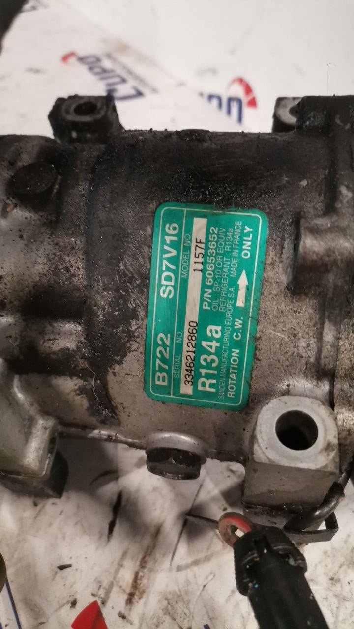 Compressore A / C Alfa Romeo 147 (00-05) cod: 60653652 - F&P CRASH SRLS - Ricambi Usati