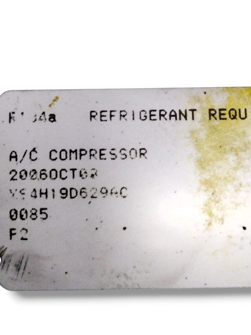 Compressore Aria Clima Ford Focus 1.8Diesel (1998-2005)cod. YS4H19D629AC - F&P CRASH SRLS - Ricambi Usati
