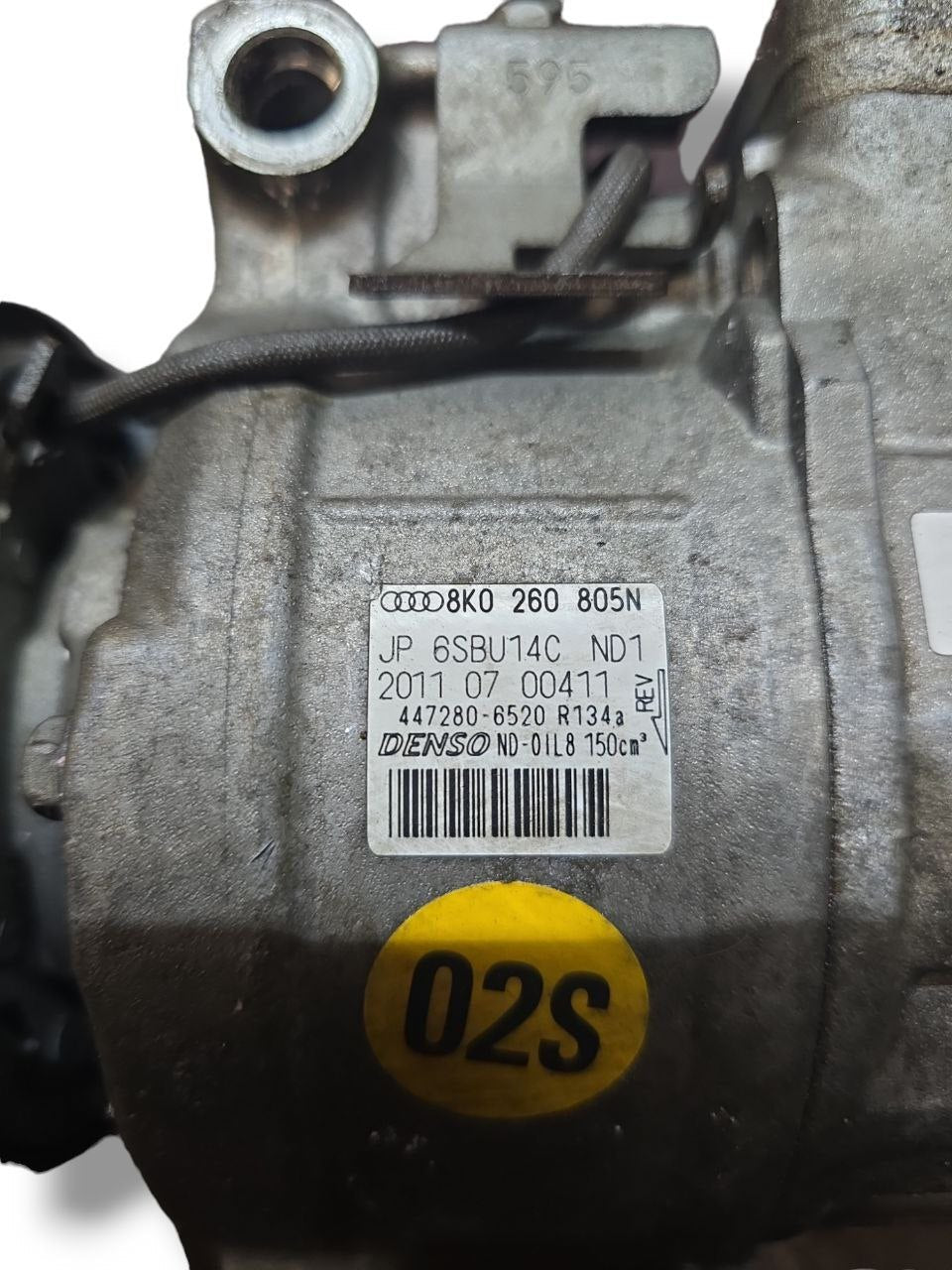 COMPRESSORE ARIA CONDIZIONATA AUDI A5 8T 2.0 DIESEL (2011 - 2016) Cod : 8K0260805N - F&P CRASH SRLS - Ricambi Usati