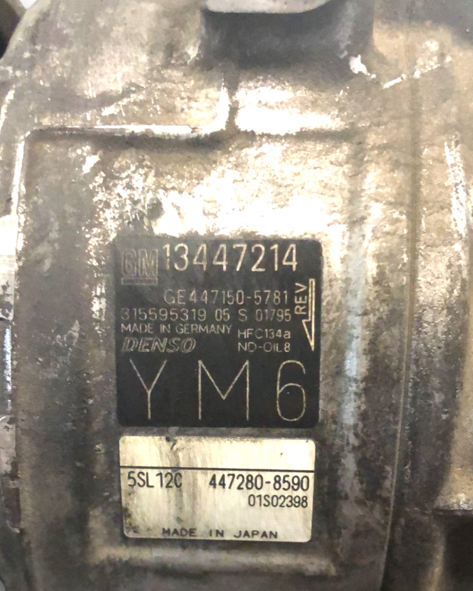 Compressore Aria Condizionata Opel Corsa E 1.3 Diesel (2014 > 2019) cod:13447214 - F&P CRASH SRLS - Ricambi Usati
