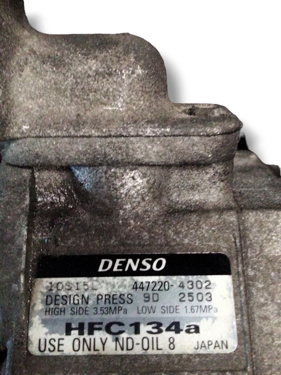 Compressore clima Toyota Rav 4 2.0 diesel (2000 - 2006) cod.447220 - 4302 - F&P CRASH SRLS - Ricambi Usati