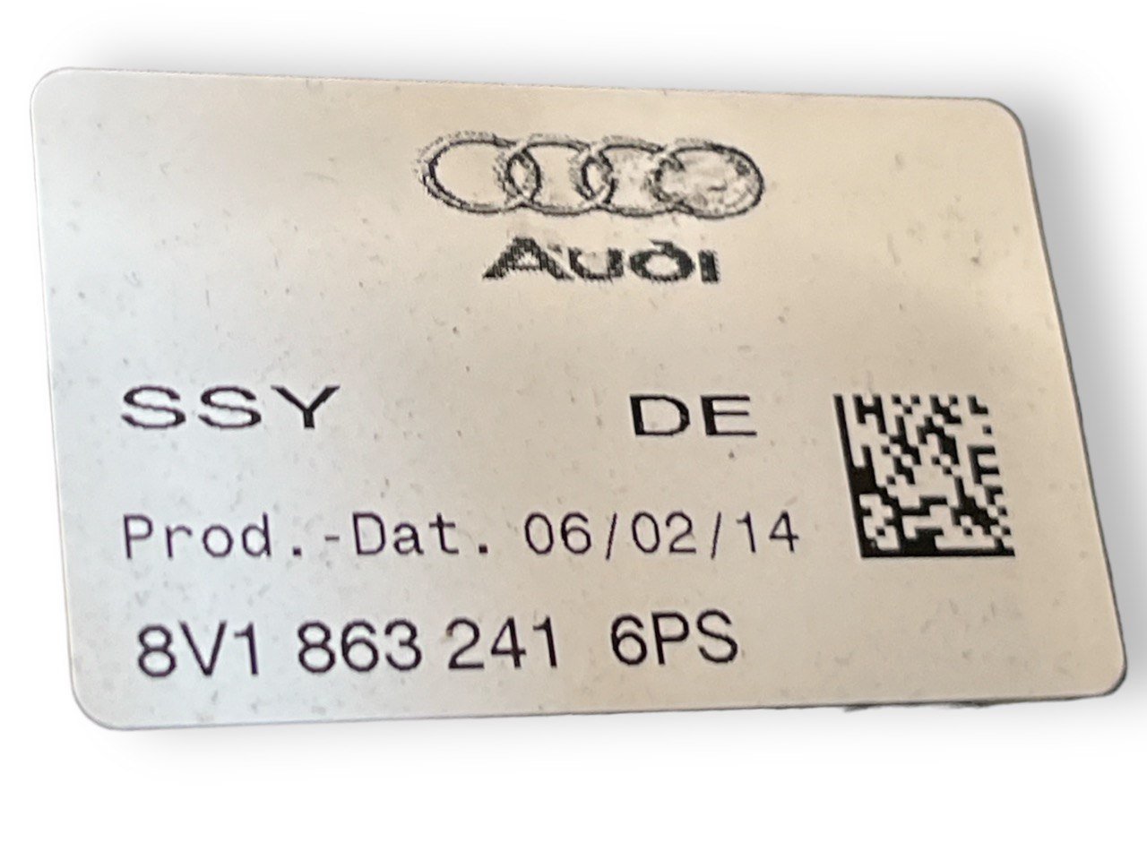 Console / Tunnel Centrale Audi A3 8V ( 2012 - 2020 ) cod.8V1863241 - F&P CRASH SRLS - Ricambi Usati