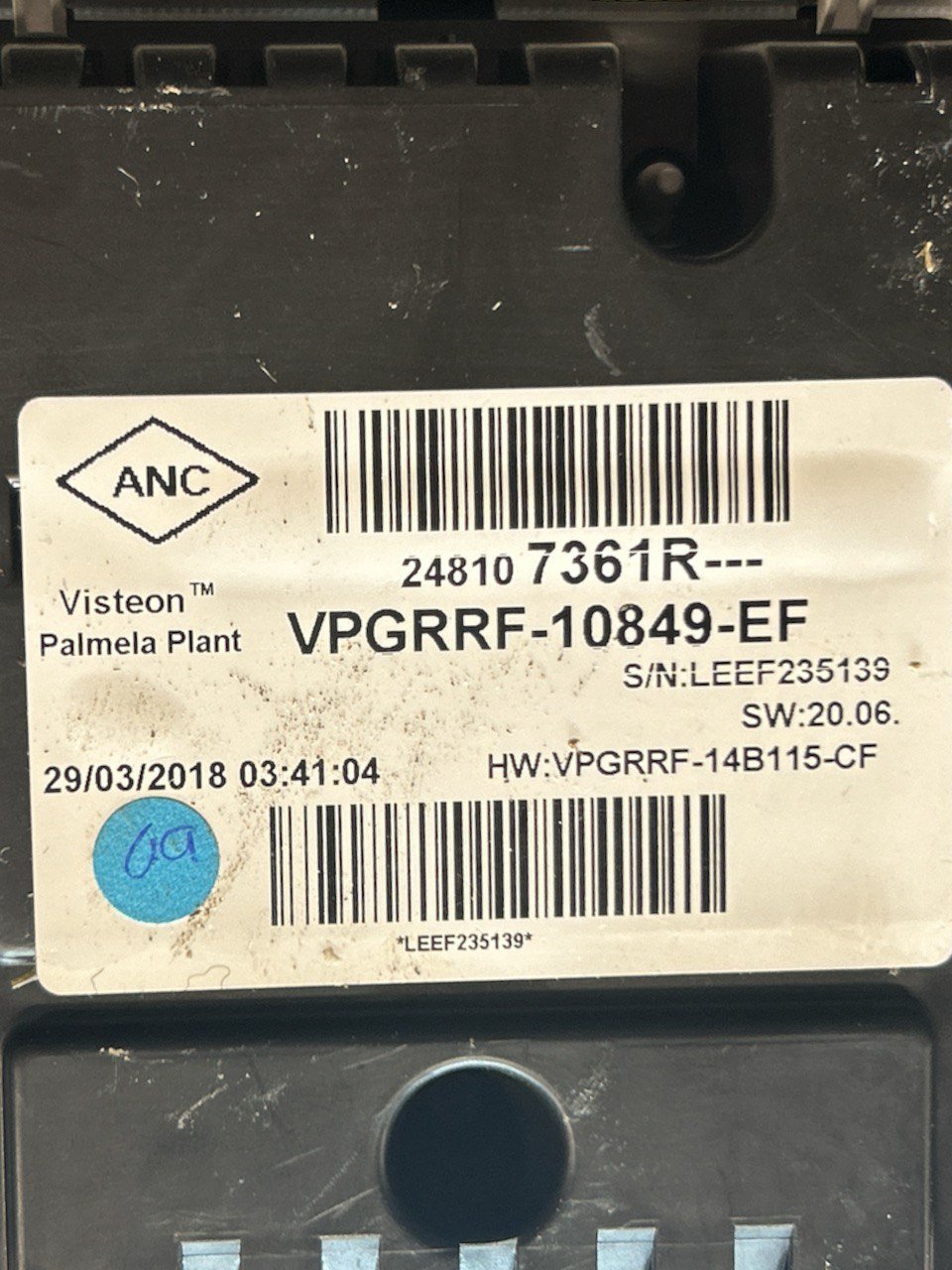 Contachilometri / Tachimetro Renault Clio IV 0.9 Benzina (2012 - 2019) cod . 248107361R - F&P CRASH SRLS - Ricambi Usati