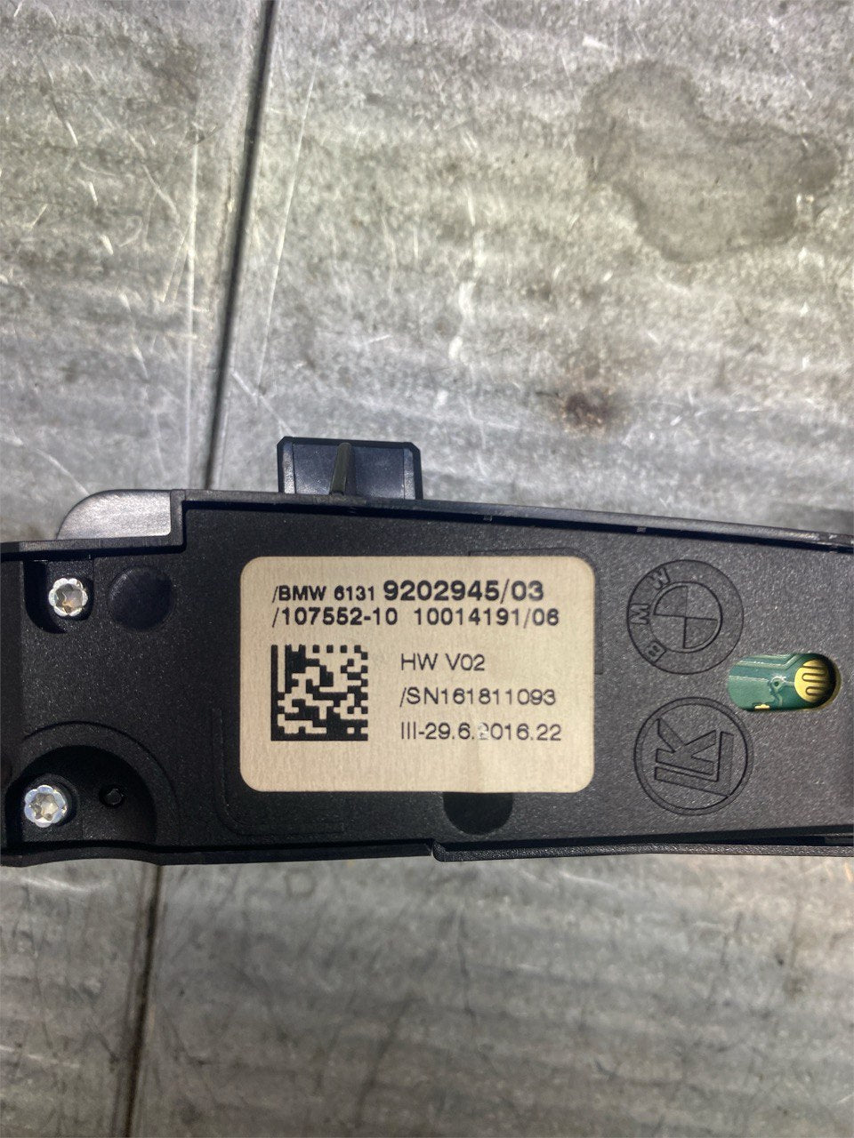 Controllo interruttori modalità guida sospensioni BMW Serie 5 (F10 - 2013) cod: 9202945 03 - F&P CRASH SRLS - Ricambi Usati