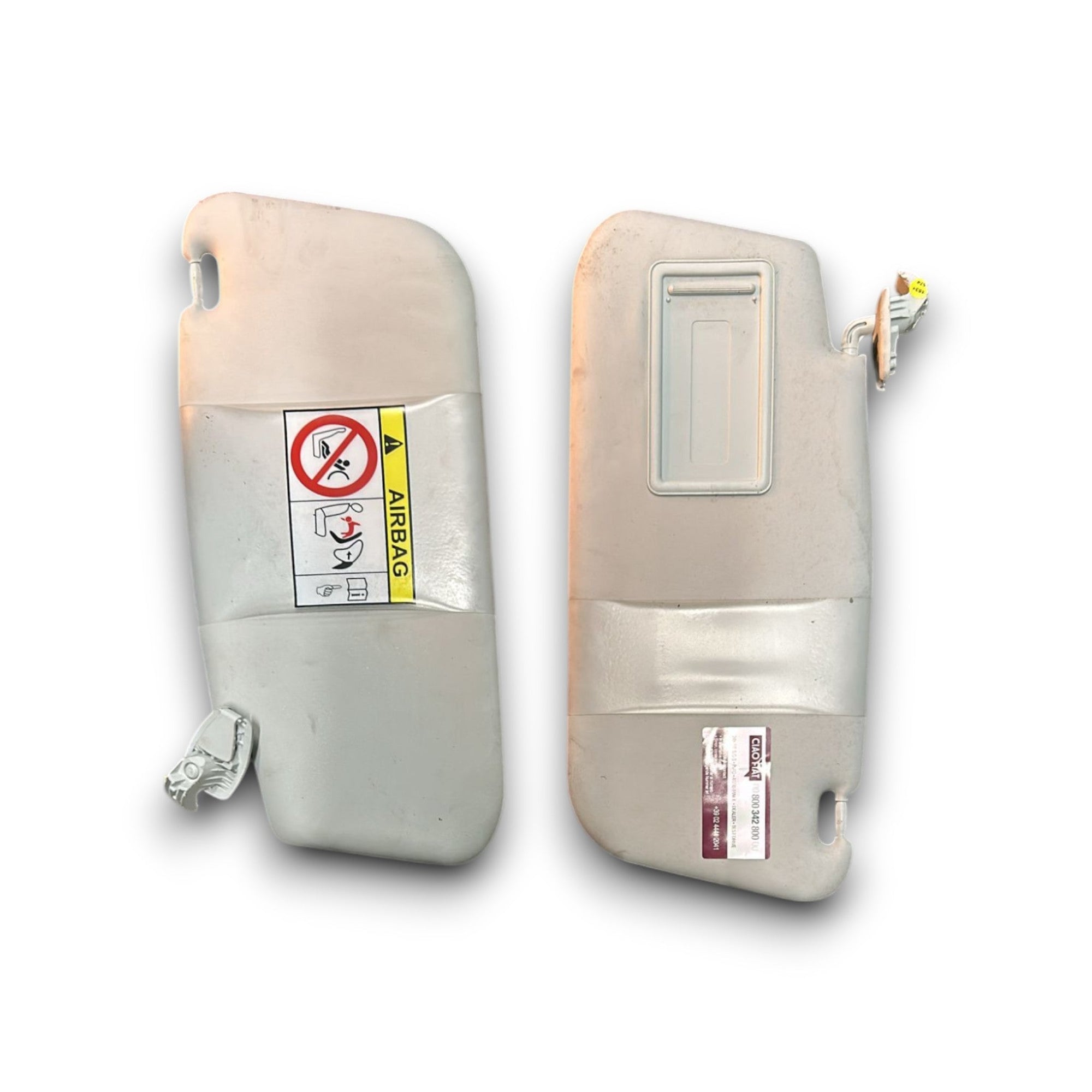 Coppia Alette Parasole Fiat 500L (2014 >) - F&P CRASH SRLS - Ricambi Usati