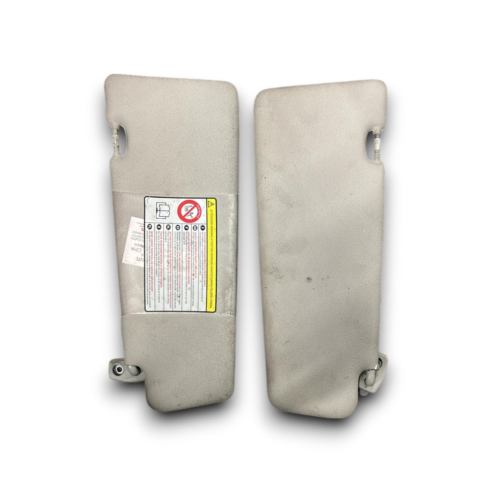 Coppia Alette Parasole Fiat Bravo (2007 > 2014) - F&P CRASH SRLS - Ricambi Usati