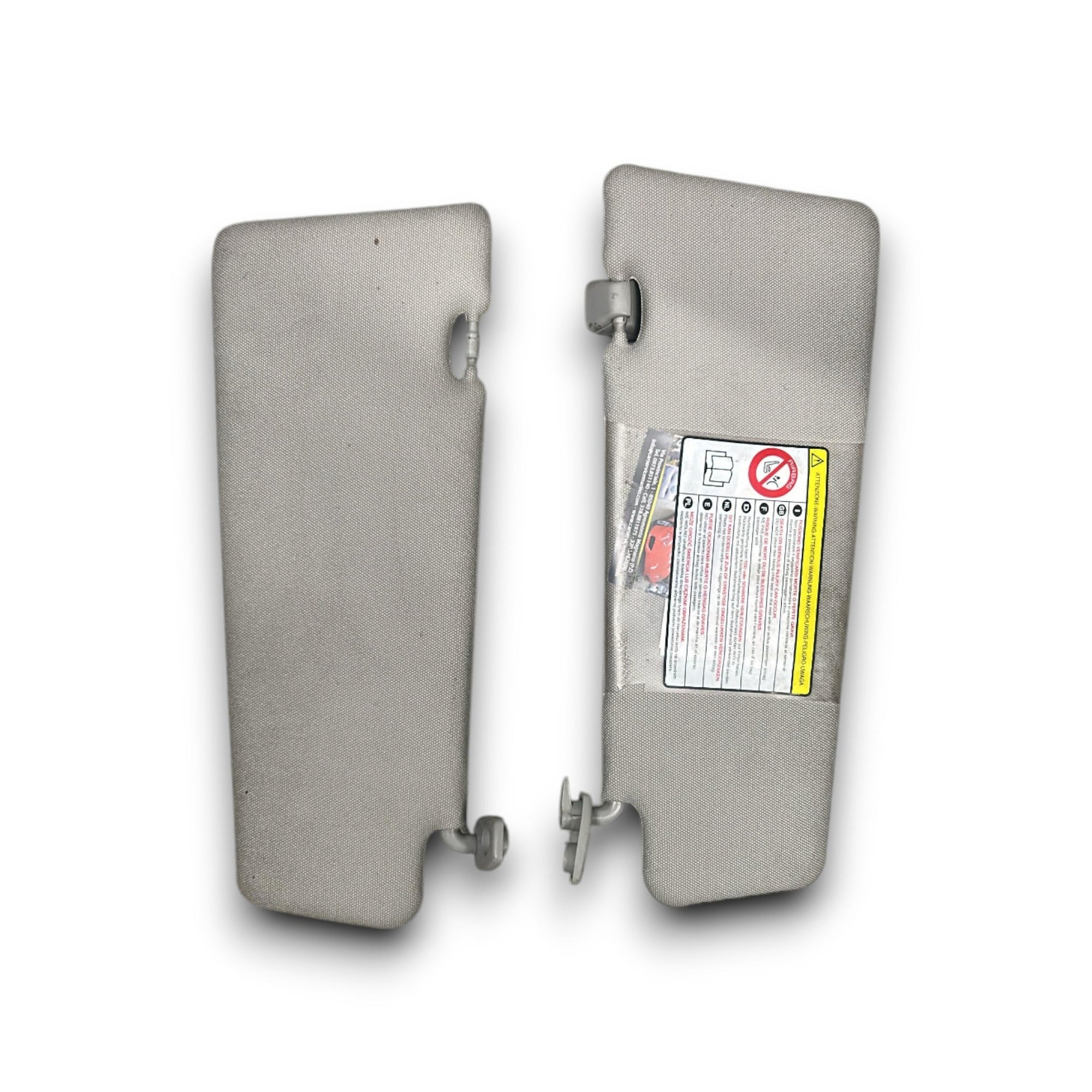 Coppia Alette Parasole Fiat Bravo (2007 > 2014) - F&P CRASH SRLS - Ricambi Usati