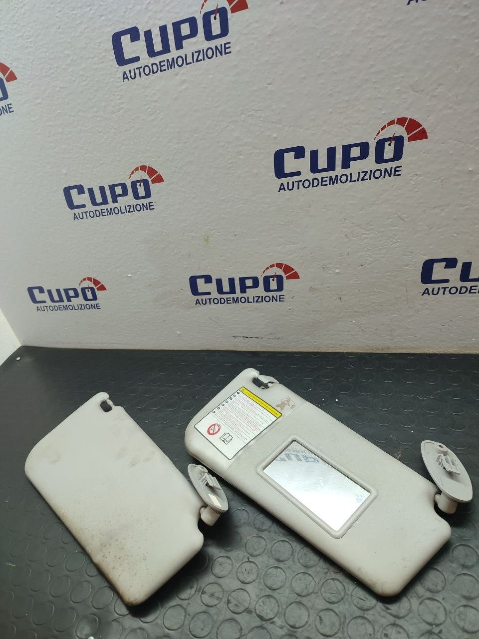 Coppia alette parasole Fiat Punto Evo - F&P CRASH SRLS - Ricambi Usati