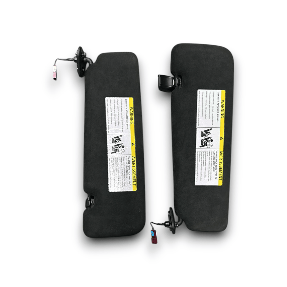 Coppia Alette Parasole In Alcantara Bmw Serie 6 Gran Coupé (2012 &gt; 2016) - F&amp;P CRASH SRLS - Ricambi Usati