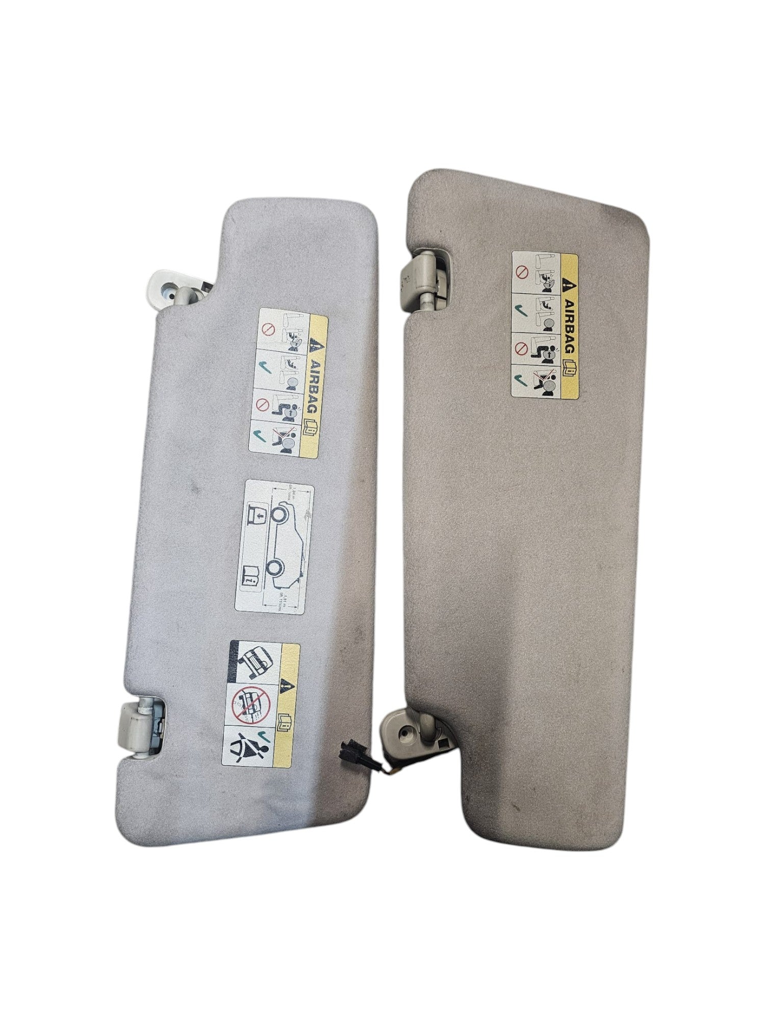Coppia Alette Parasole in tessuto Range Rover Sport L320 (2005 - 2012) - F&P CRASH SRLS - Ricambi Usati