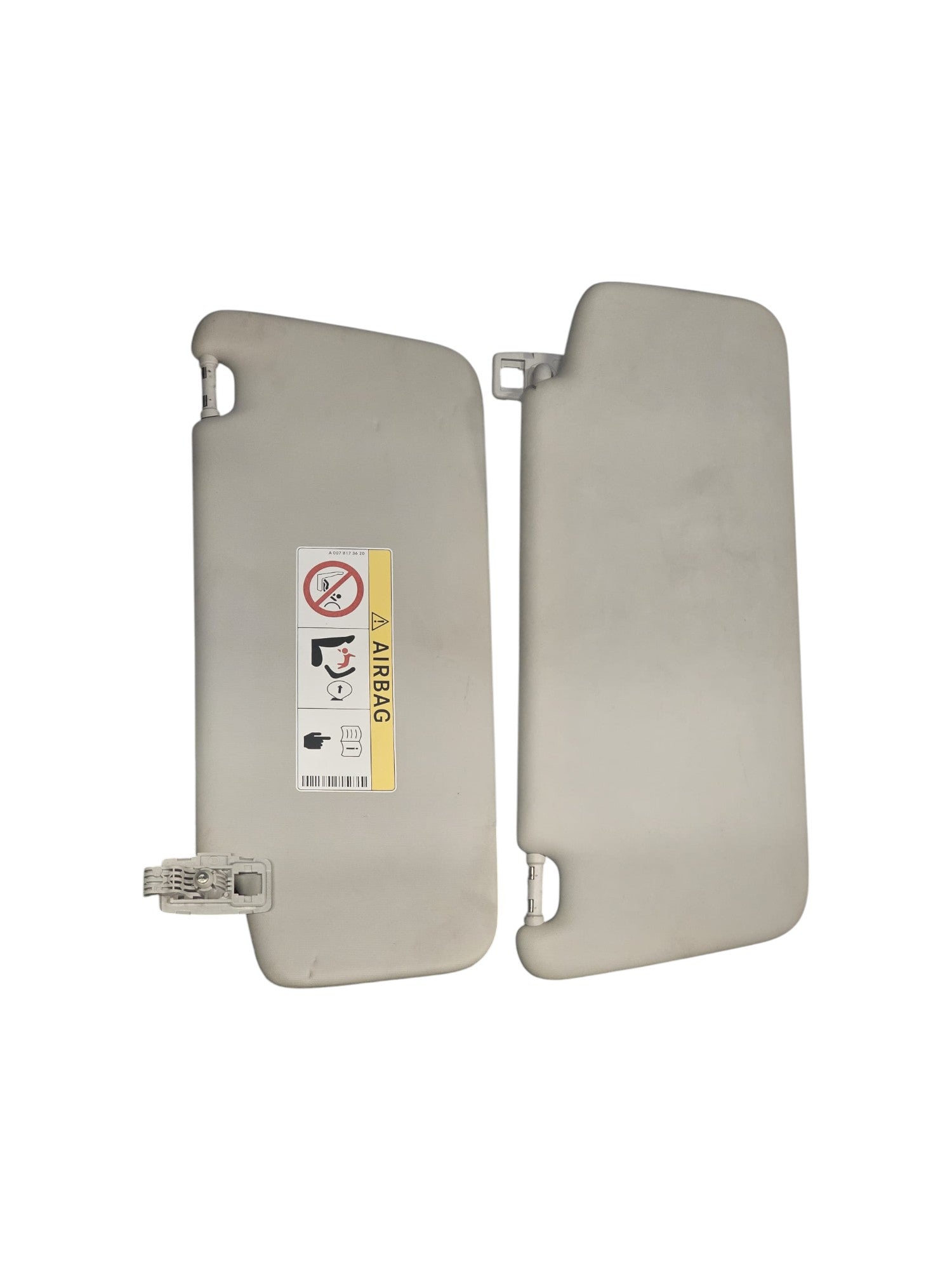 Coppia Alette Parasole Mercedes Classe C W205 Cod:A20581073047M94 / A20581074047M94 (2014 - 2021) - F&P CRASH SRLS - Ricambi Usati