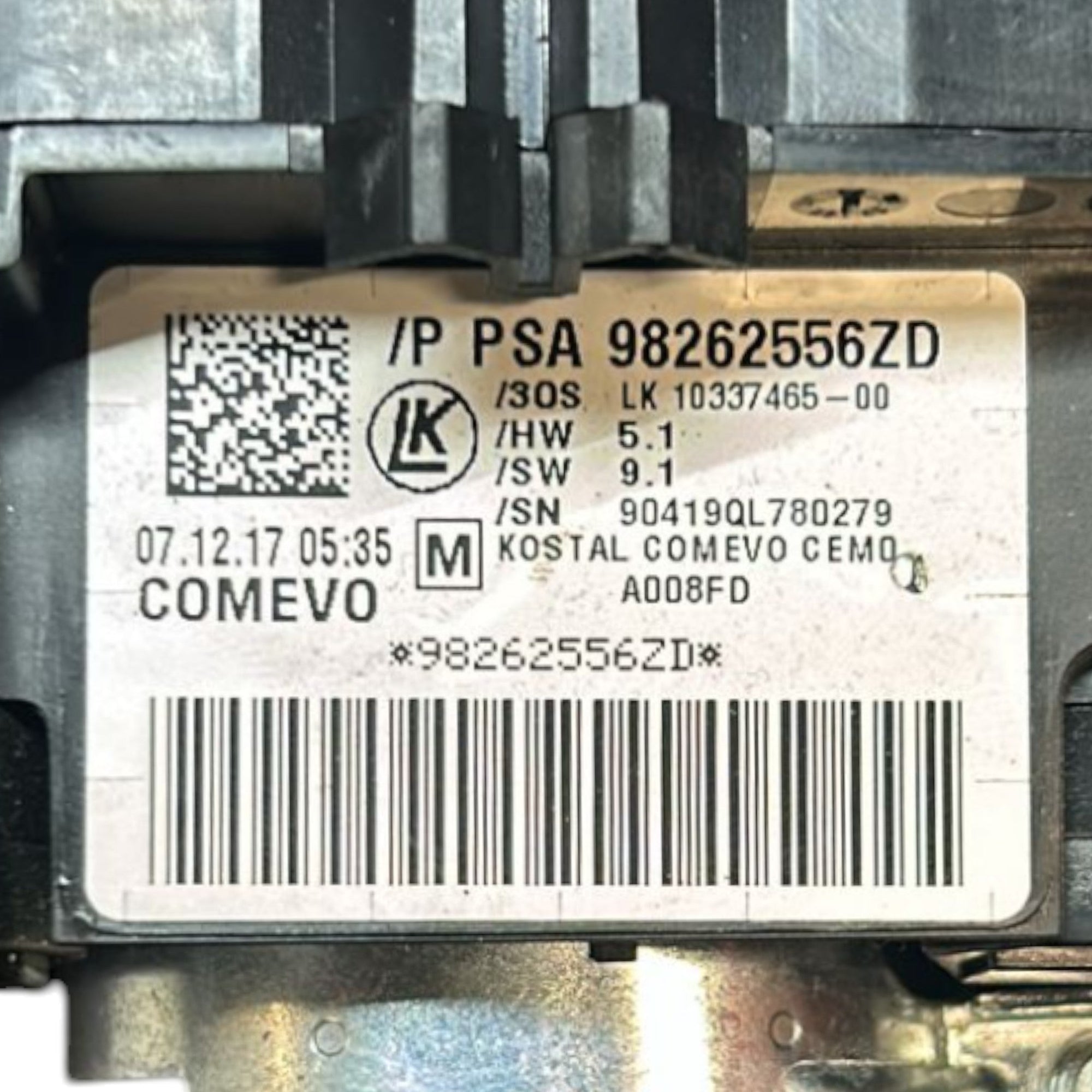 Devioluci Citroen C3 III cod.98262556ZD (2016 > ) + Contatto Spiralato - F&P CRASH SRLS - Ricambi Usati