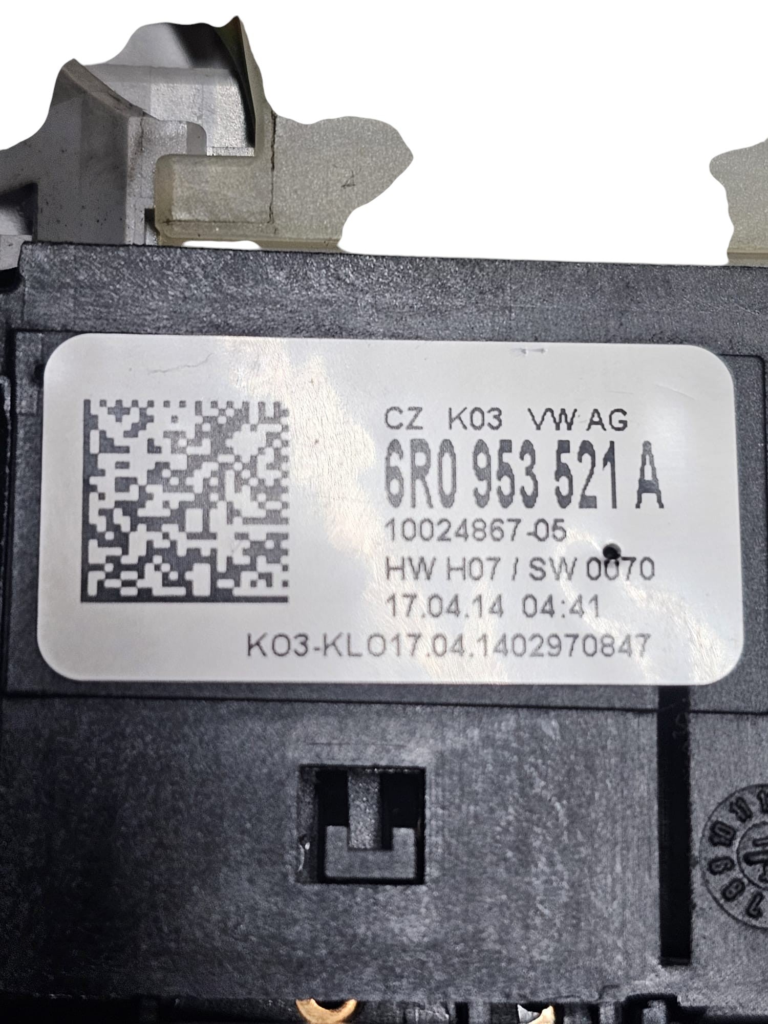 Devioluci + Contatto Spiralato Skoda Fabia II Cod:6R0953521A (2007 - 2014) - F&P CRASH SRLS - Ricambi Usati