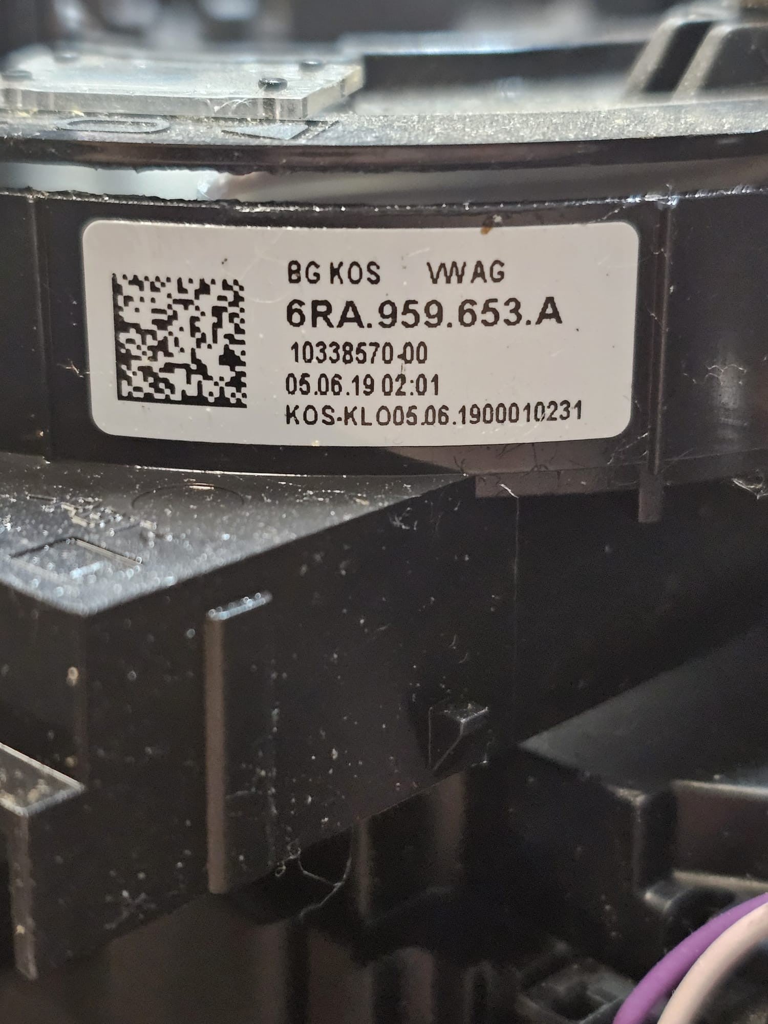 Devioluci + Contatto Spiralato Volkswagen T - Cross Cod:2Q0953507 (2019 - >) - F&P CRASH SRLS - Ricambi Usati