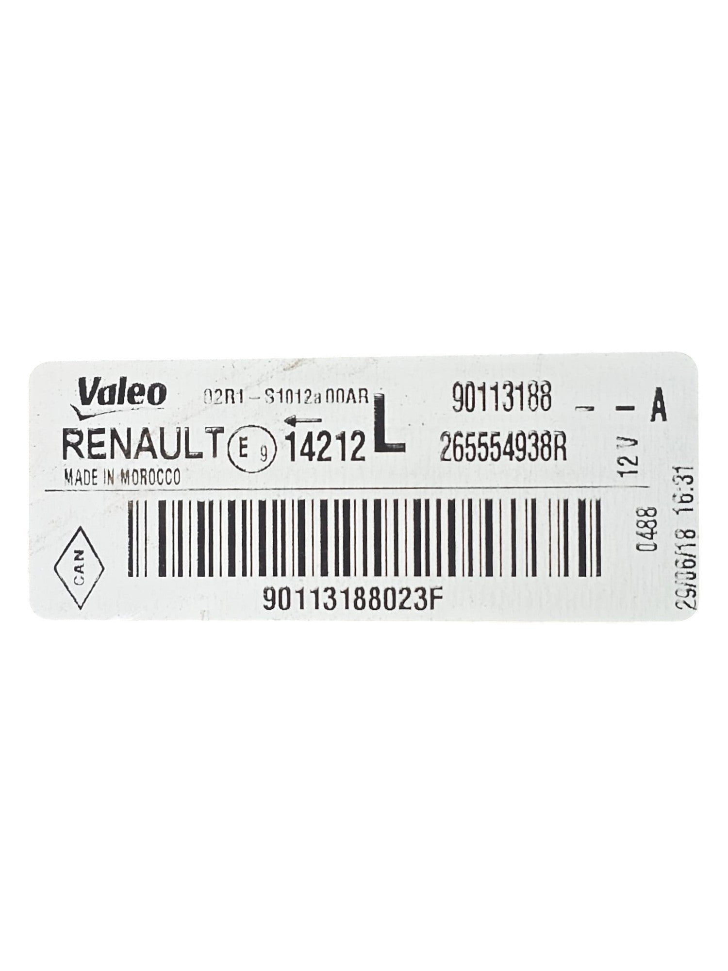 Fanale / Stop LED / Alogeno Sinistro Dacia Sandero II Cod:265554938R (2016 - 2020) - F&P CRASH SRLS - Ricambi Usati