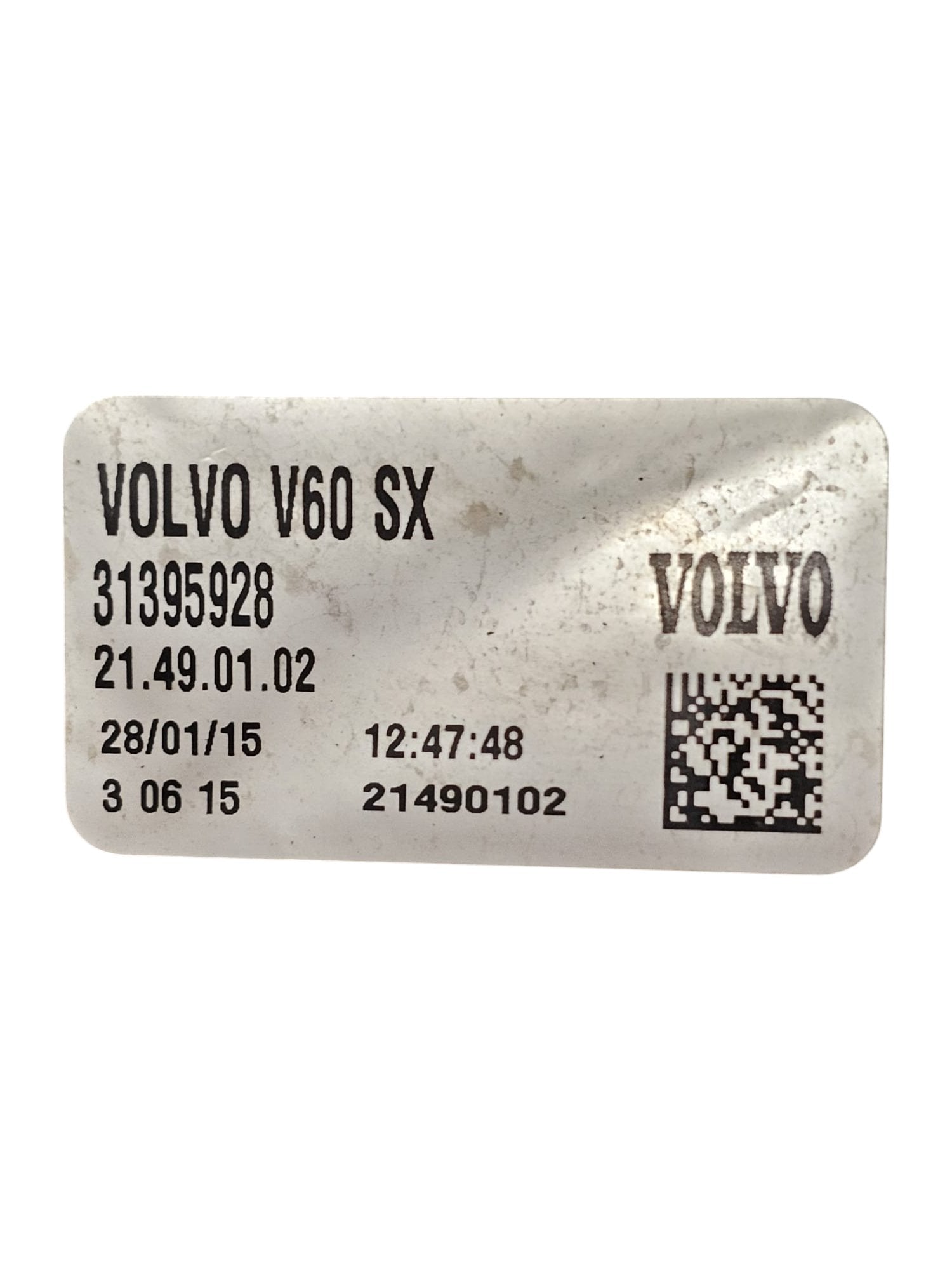 Fanale / Stop Posteriore Sinistro LED Volvo V60 (2010 - 2017) Cod:31395928 - F&P CRASH SRLS - Ricambi Usati