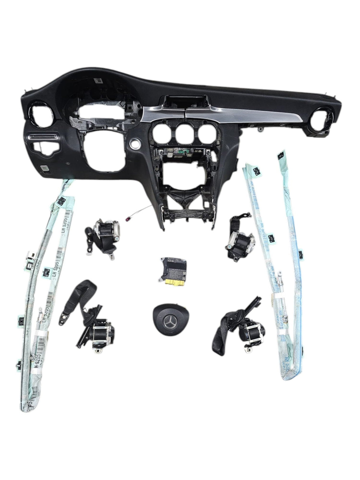 Kit Airbag Completo Mercedes Classe C W205 Cod:A2056803705 (2014 - 2021) - F&amp;P CRASH SRLS - Ricambi Usati