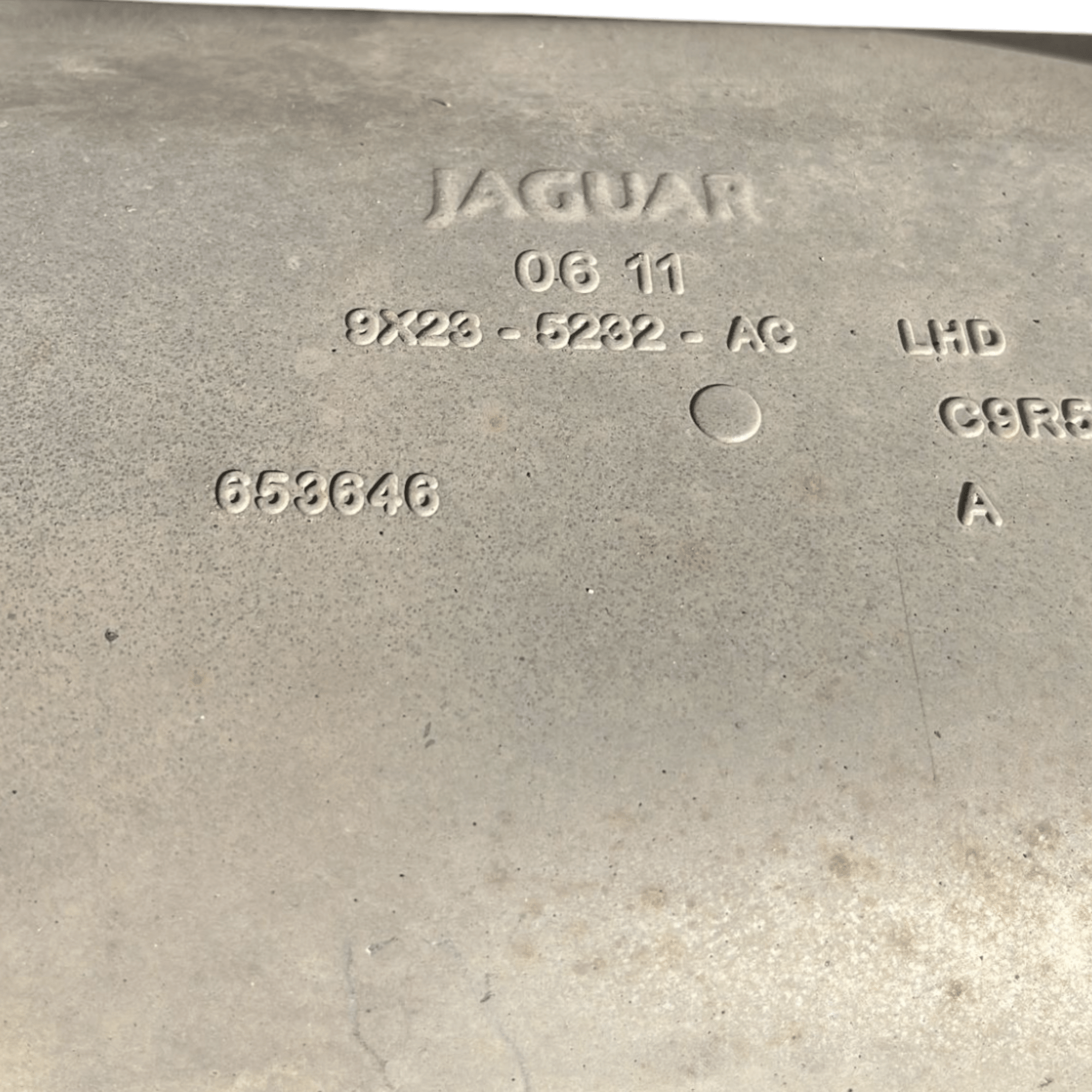 marmitta / terminale di scarico Jaguar XF250 3.0 diesel cod.9X23 - 5230 - AC / 9X23 - 5232 - AC (2008 - 2015) - F&P CRASH SRLS - Ricambi Usati