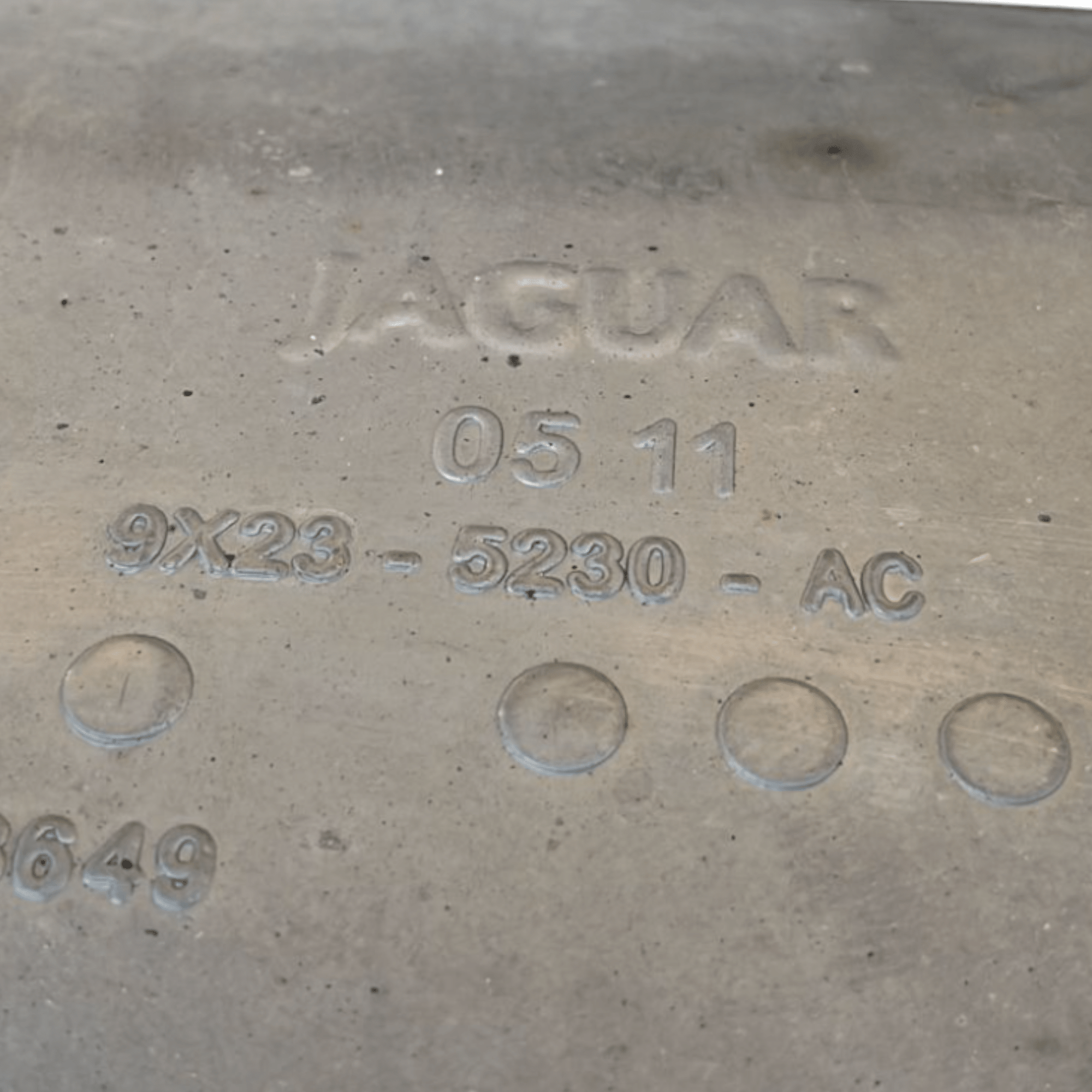 marmitta / terminale di scarico Jaguar XF250 3.0 diesel cod.9X23 - 5230 - AC / 9X23 - 5232 - AC (2008 - 2015) - F&P CRASH SRLS - Ricambi Usati