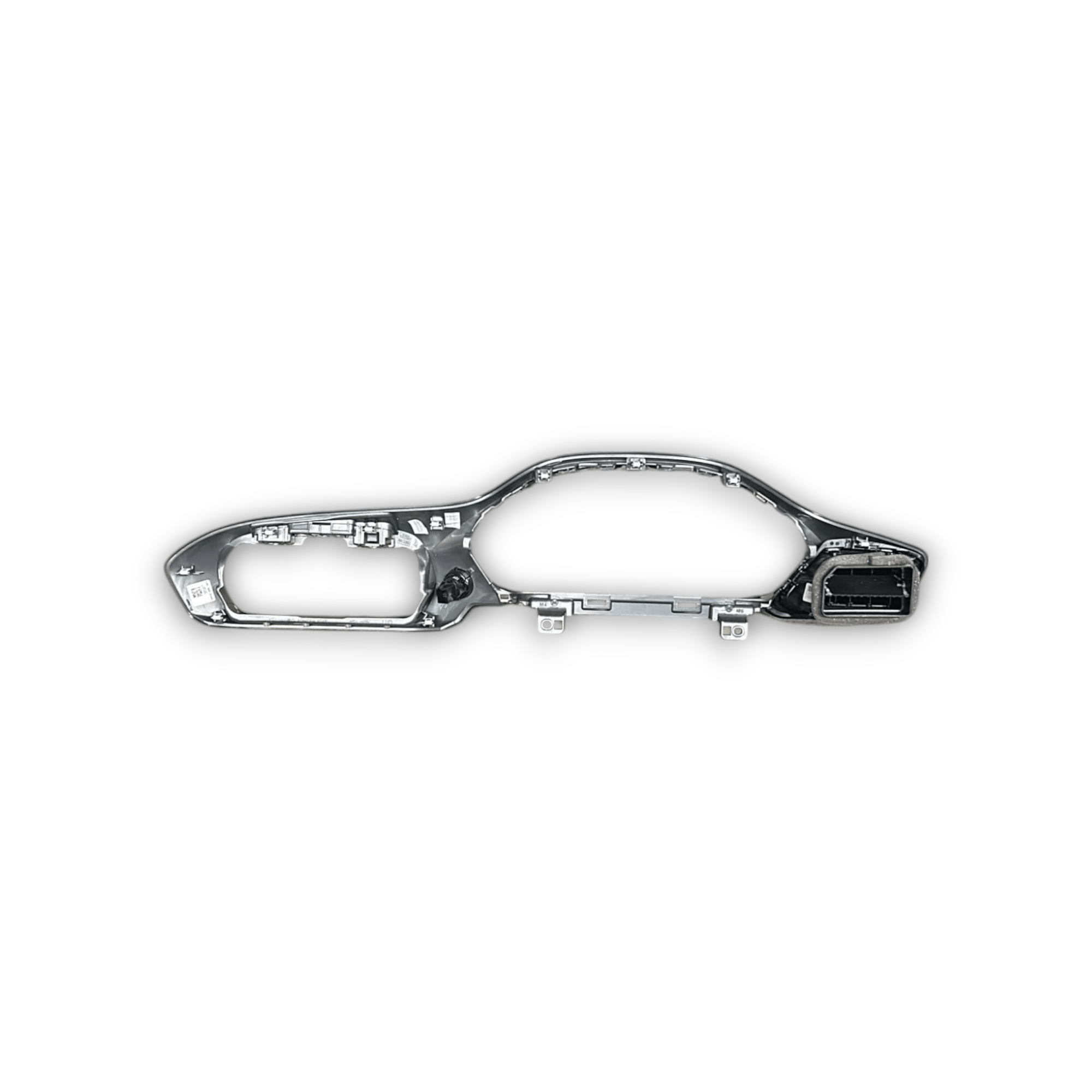 Mascherina Carbonio Tachimetro Ford Puma (2019 >) cod:H1BB - 18835 - CE1GOC + Pulsante Start & Stop - F&P CRASH SRLS - Ricambi Usati