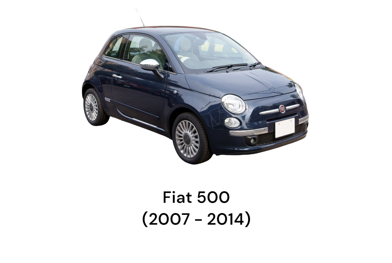 Modanatura / Rivestimento Cruscotto Bianco con Pulsanti Fiat 500 (2007 al 2014) cod: 51803289 - F&P CRASH SRLS - Ricambi Usati