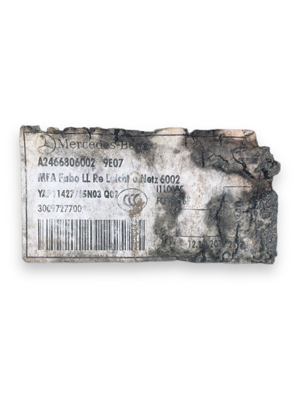 Moquette anteriore destro (dx) Mercedes Benz Classe A (W176) cod:A2466806002 (2012 > 2018) - F&P CRASH SRLS - Ricambi Usati