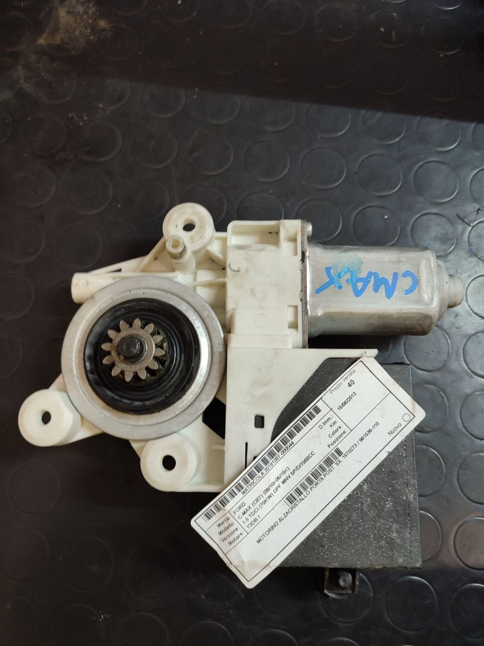 Motorino alzacristallo posteriore sinistro FORD C-MAX 1.6 tdci - F&amp;P CRASH SRLS - Ricambi Usati